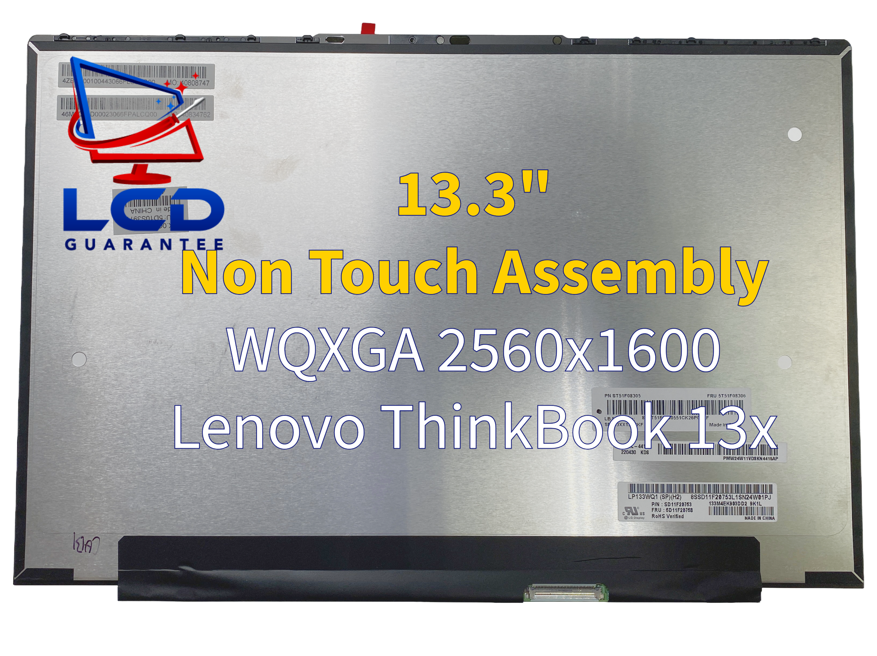 Lenovo ThinkBook 13x G2 IAP 21AT0010US 13.3" WQXGA 60Hz Non Touch LCD laptop screen