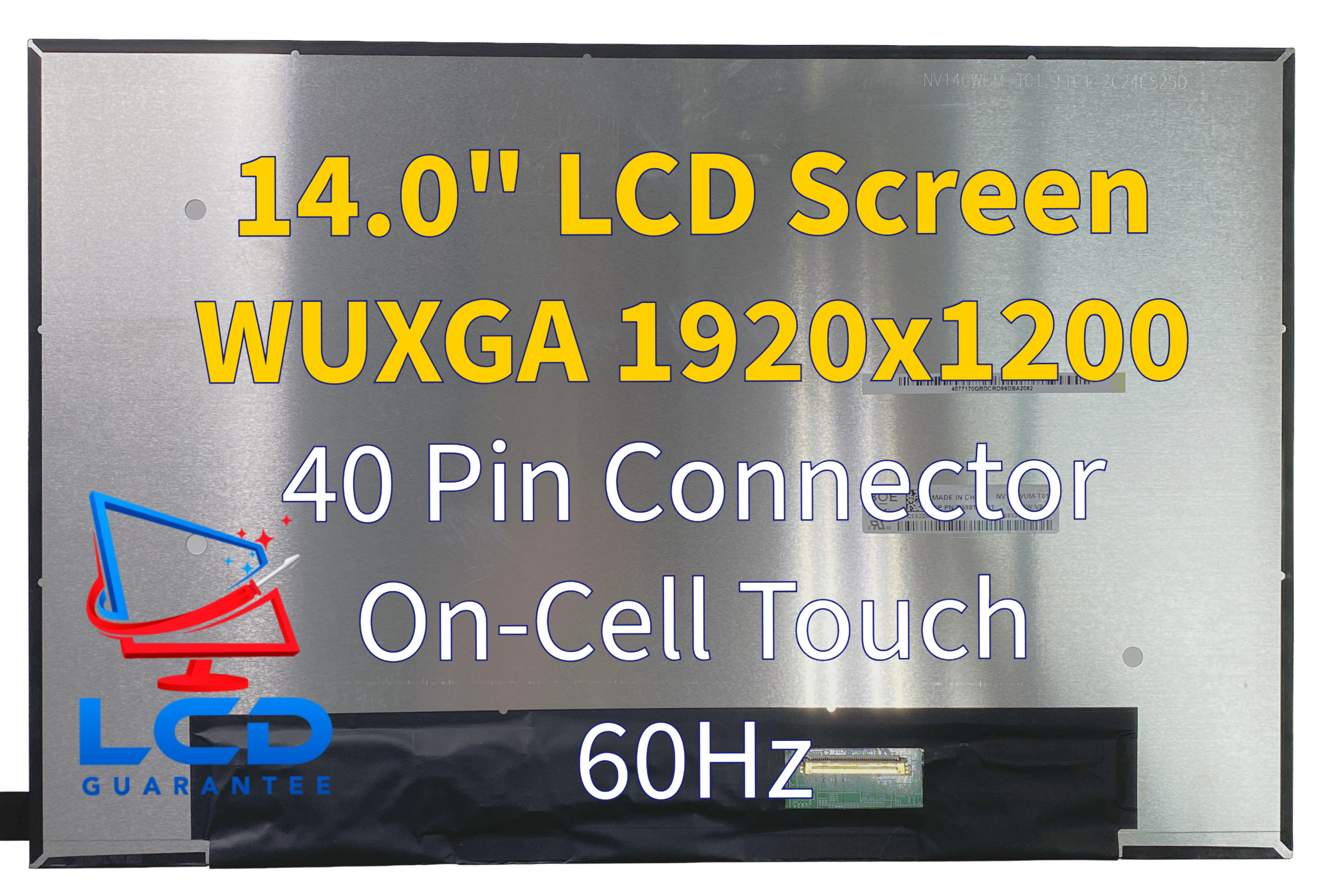HP M62321-L91 14" WUXGA 60Hz On-Cell Touch LCD Laptop eDP, 40 pins Connector laptop screen