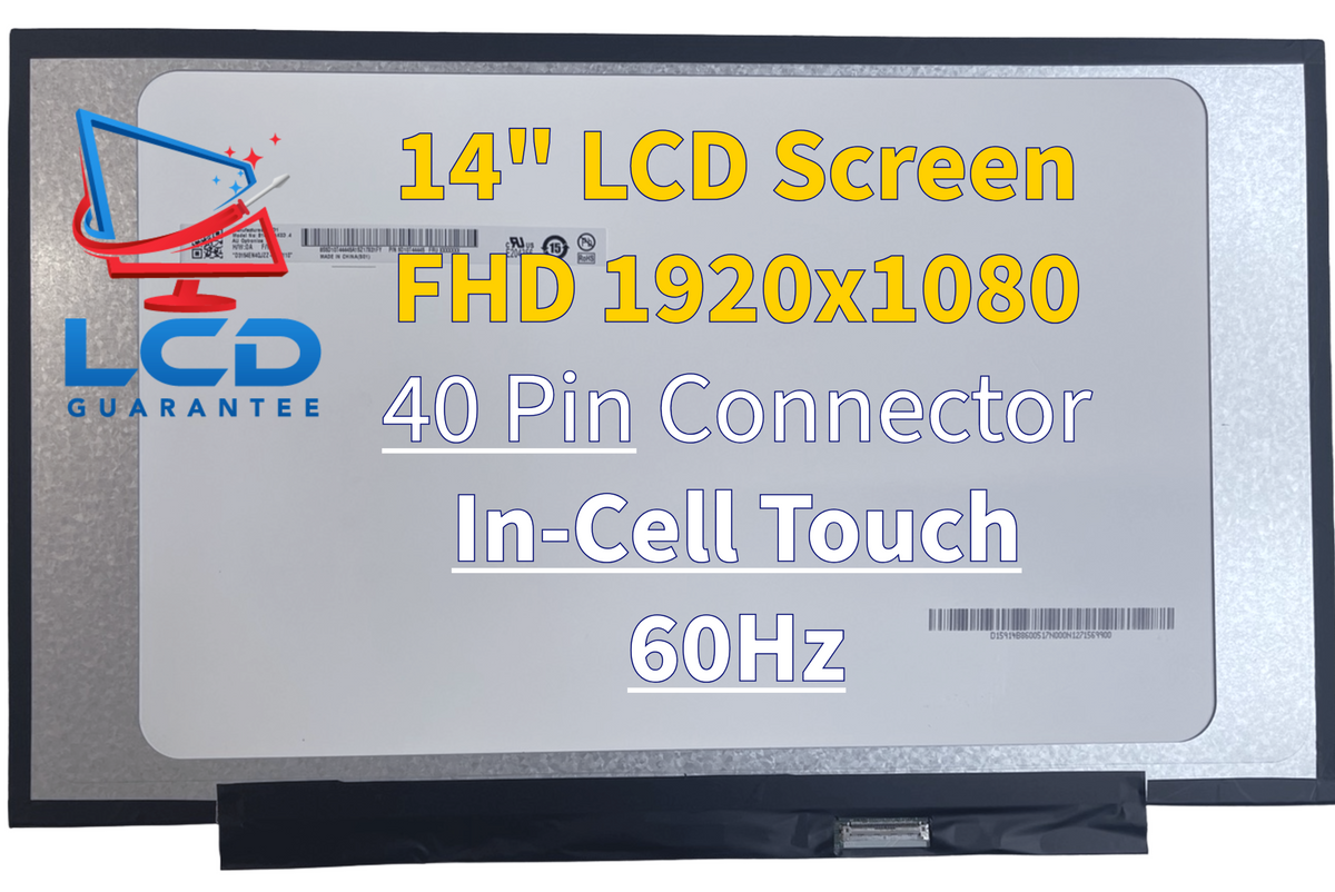 IVO R140NWF5 RC HW:1.1 14-inch Full HD 1920 x 1080 60Hz In-Cell Touch LCD replacement laptop screen