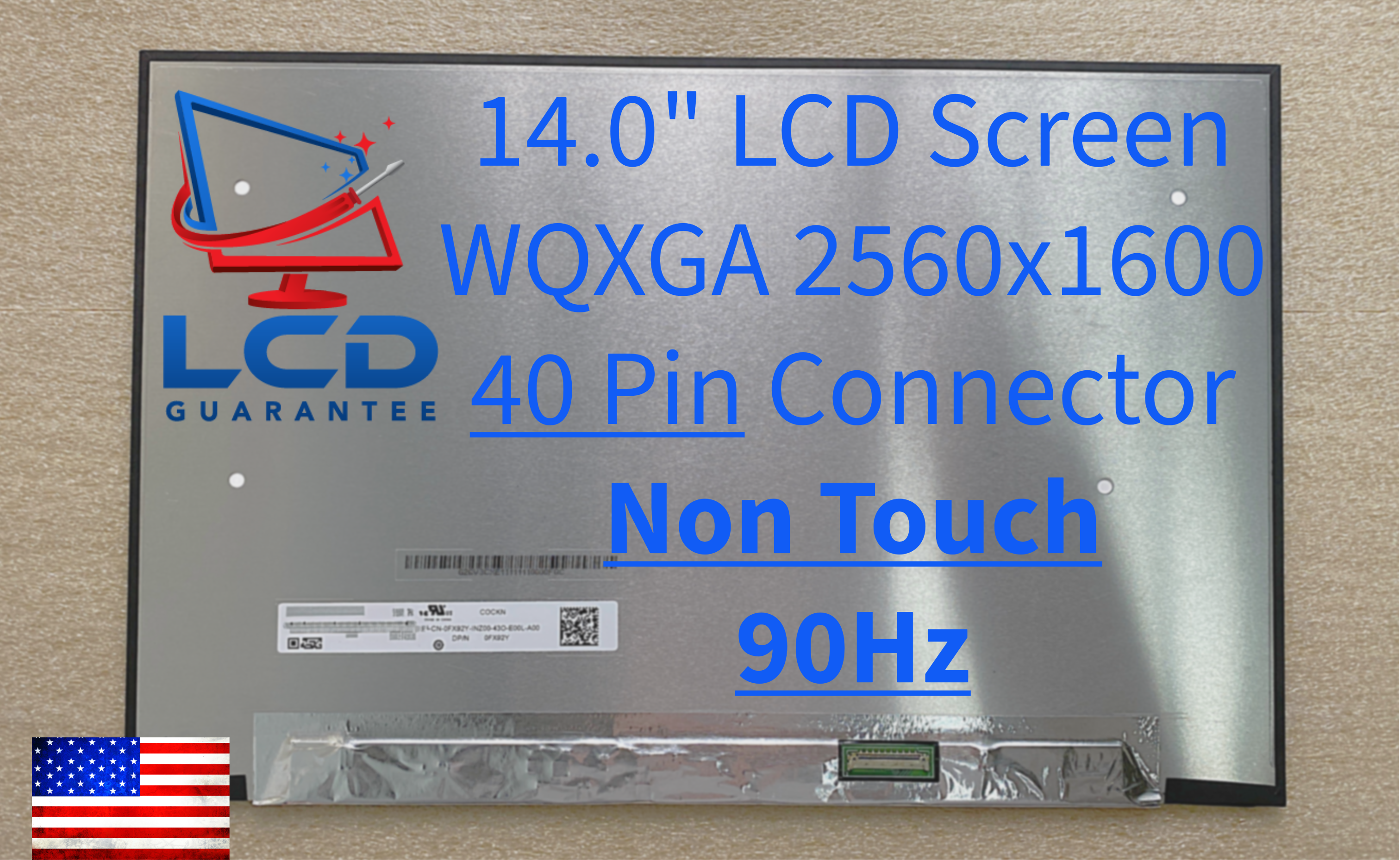 Dell 0FX92Y 14" WQXGA LCD Screen