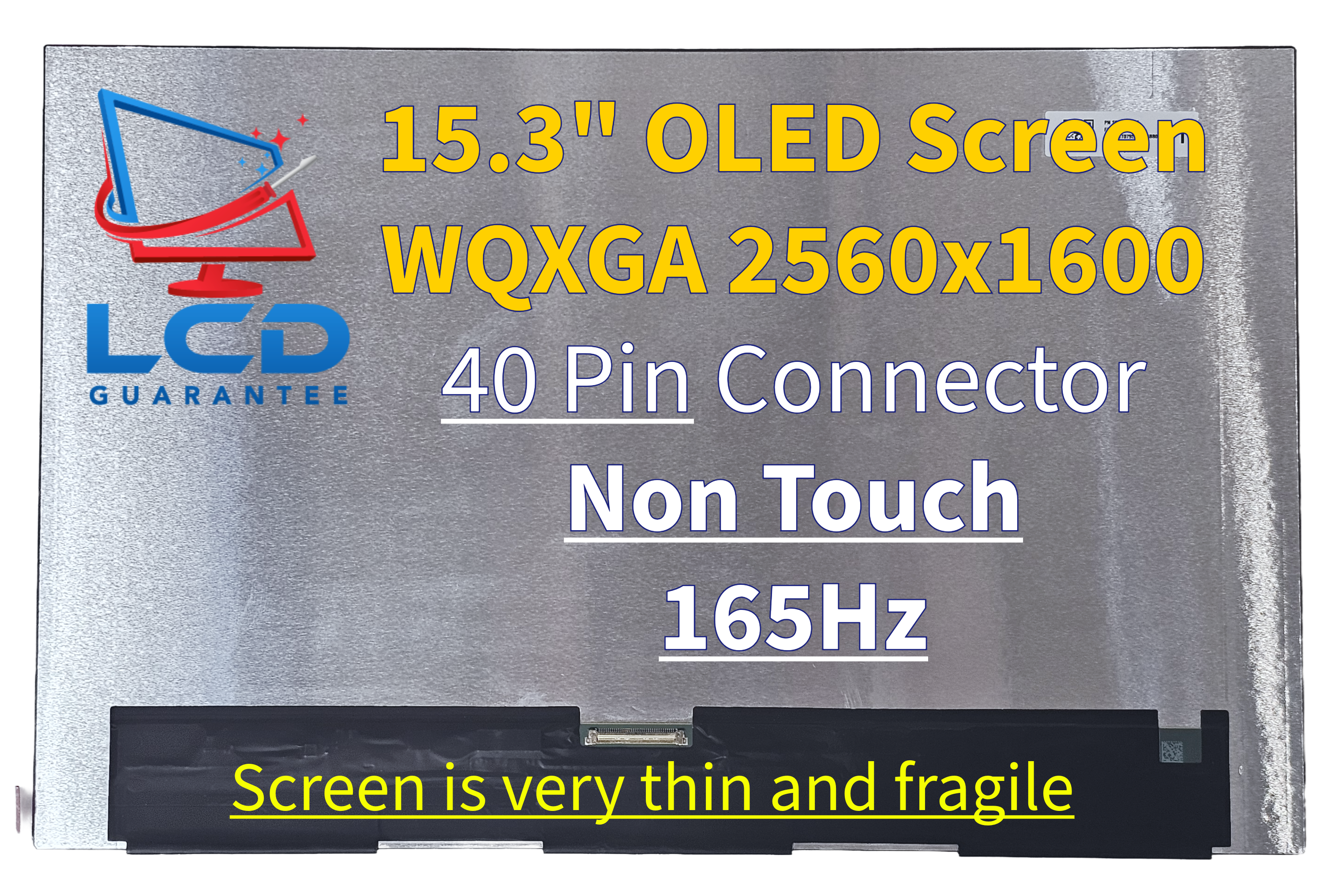 EDO EF25QBA63.E 15.3" WQXGA 165Hz Non Touch OLED 1 inch, 40 pins Connector laptop screen