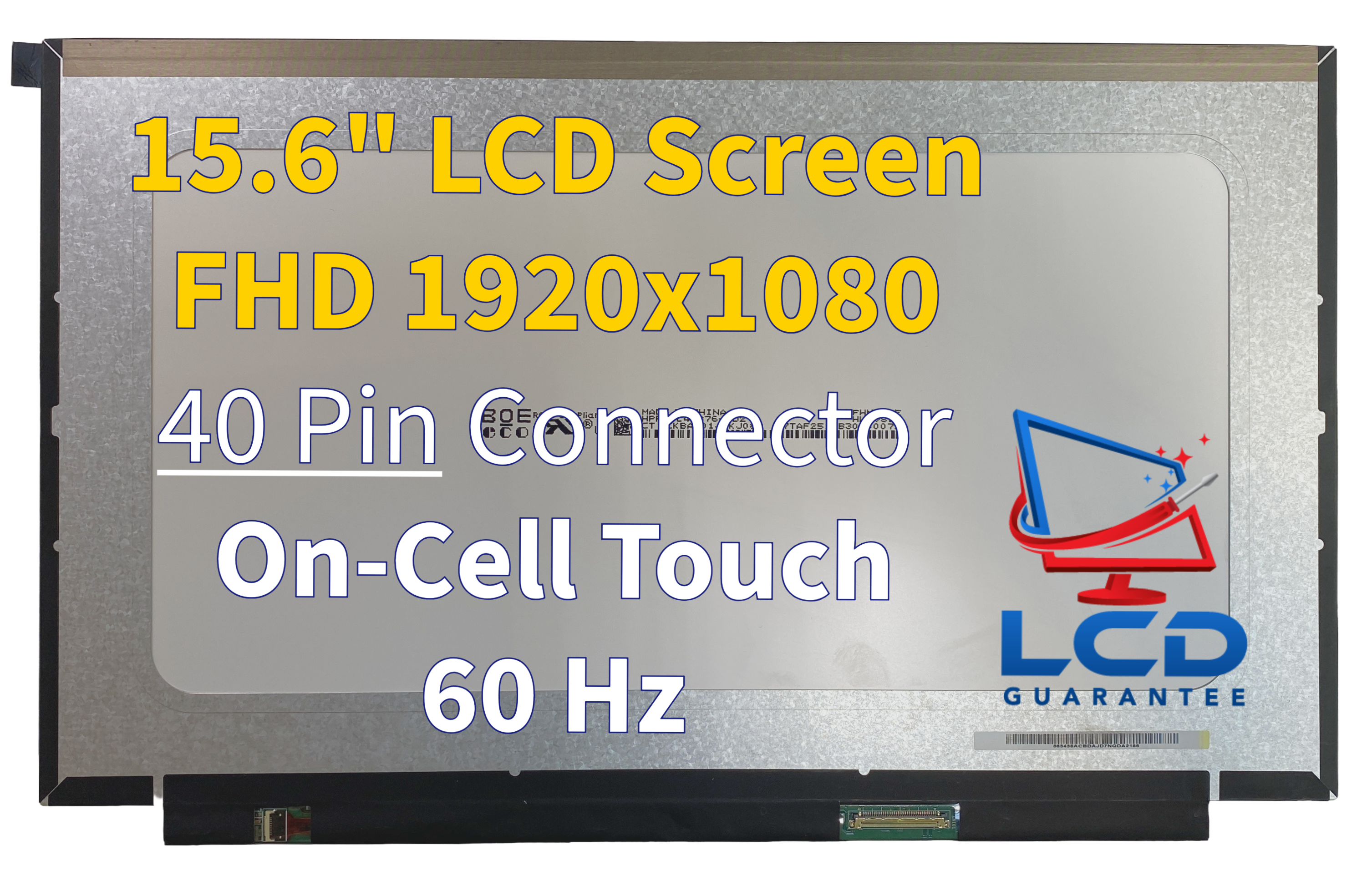 HP M52975-001 LCD RAW RANEL 15.6 FHD BV UWVA TOP main replacement screen image