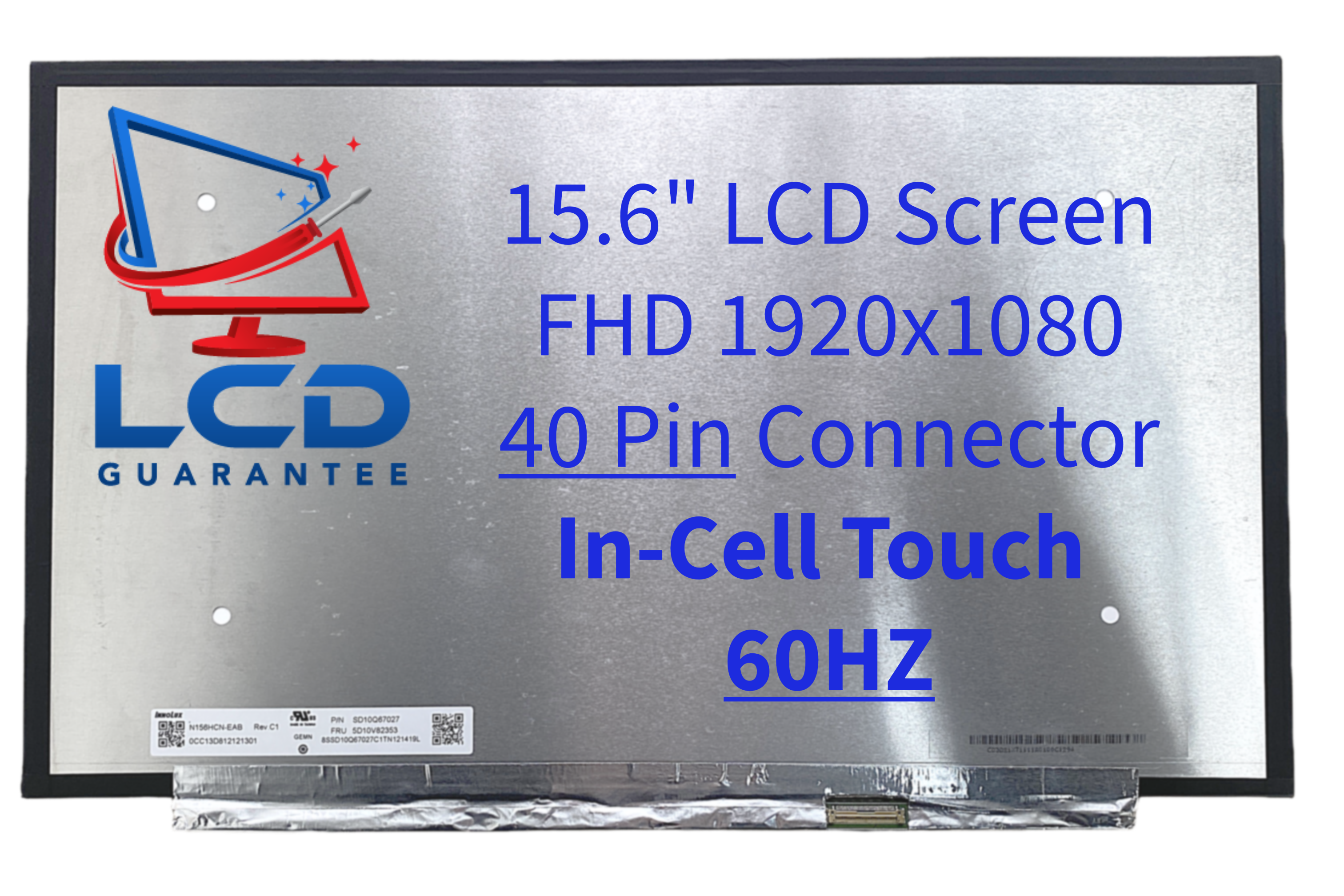 Lenovo 5D11U28660 15.6" FHD 60Hz Touch In-Cell 21mm 40 pin connector slim laptop screen