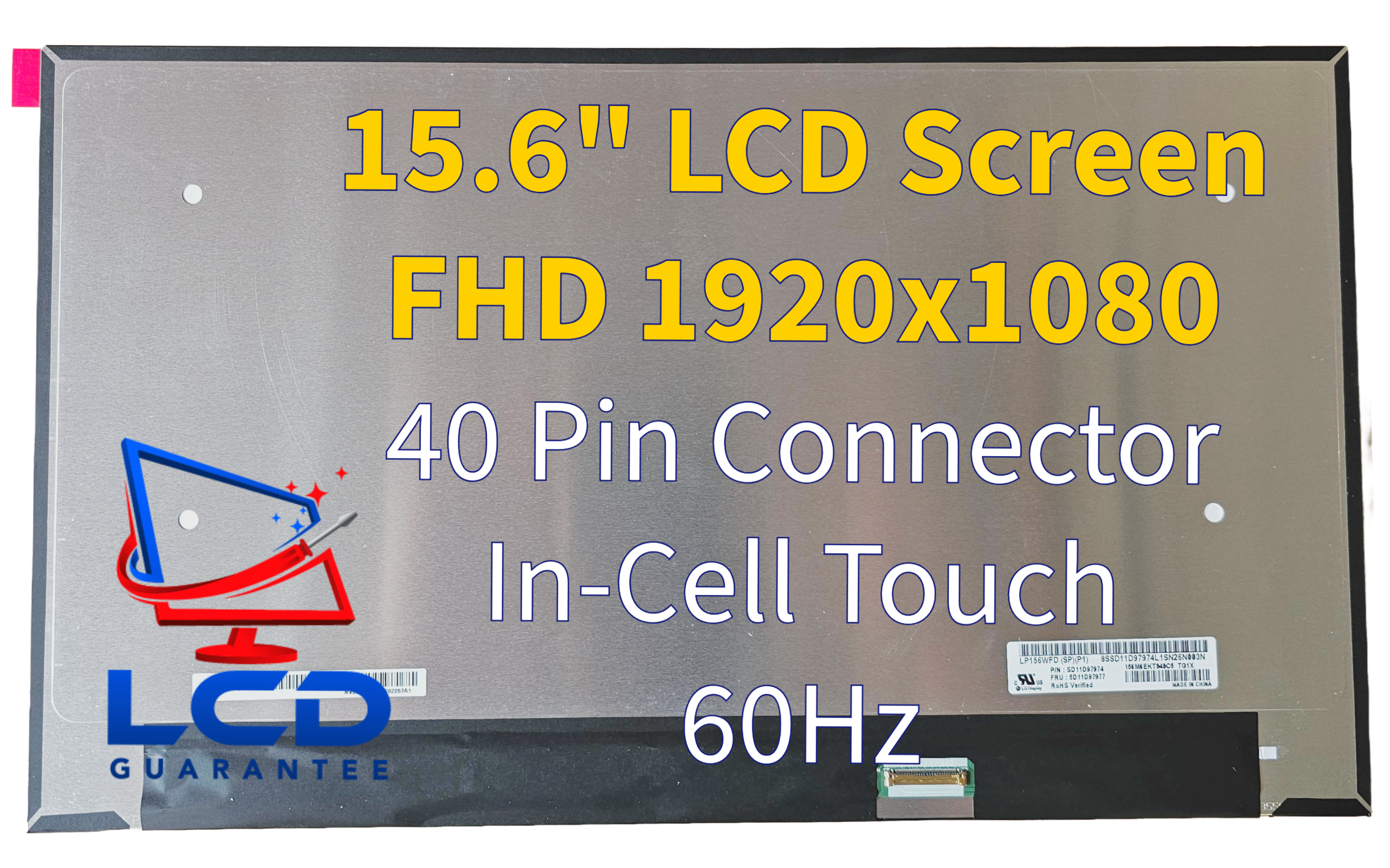 Lenovo ThinkPad L15 Gen 3 21C3 Series 15.6" 60Hz FHD Touch LCD Screen