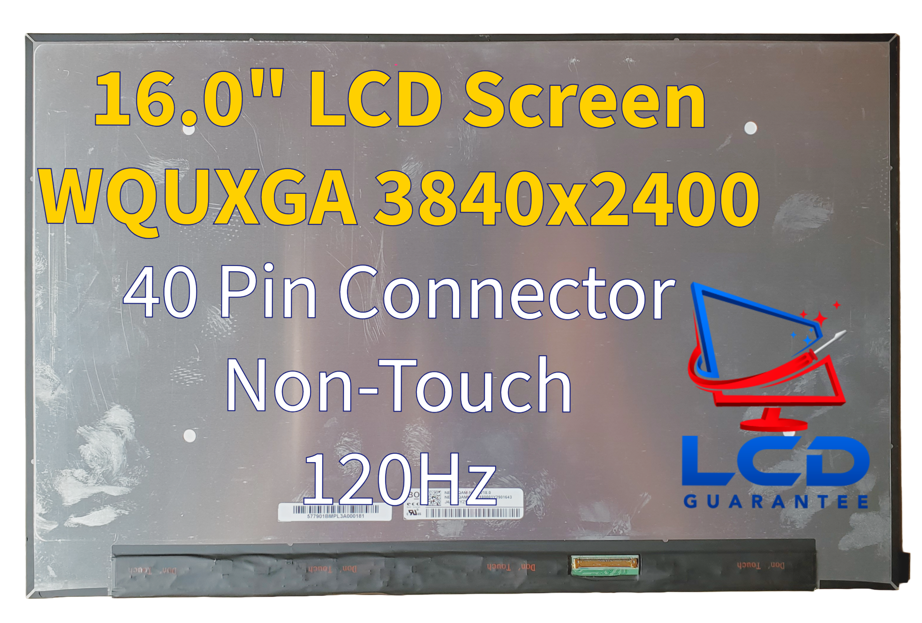 18010-16020400 Asus 16-inch WQUXGA 120Hz non-touch laptop screen main image