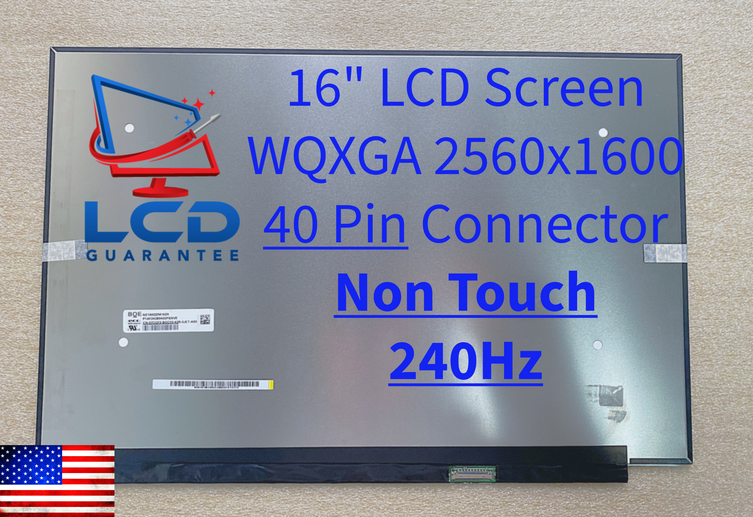 Dell AWX16R1-9558SLV-PUS 16" WQXGA LCD Screen
