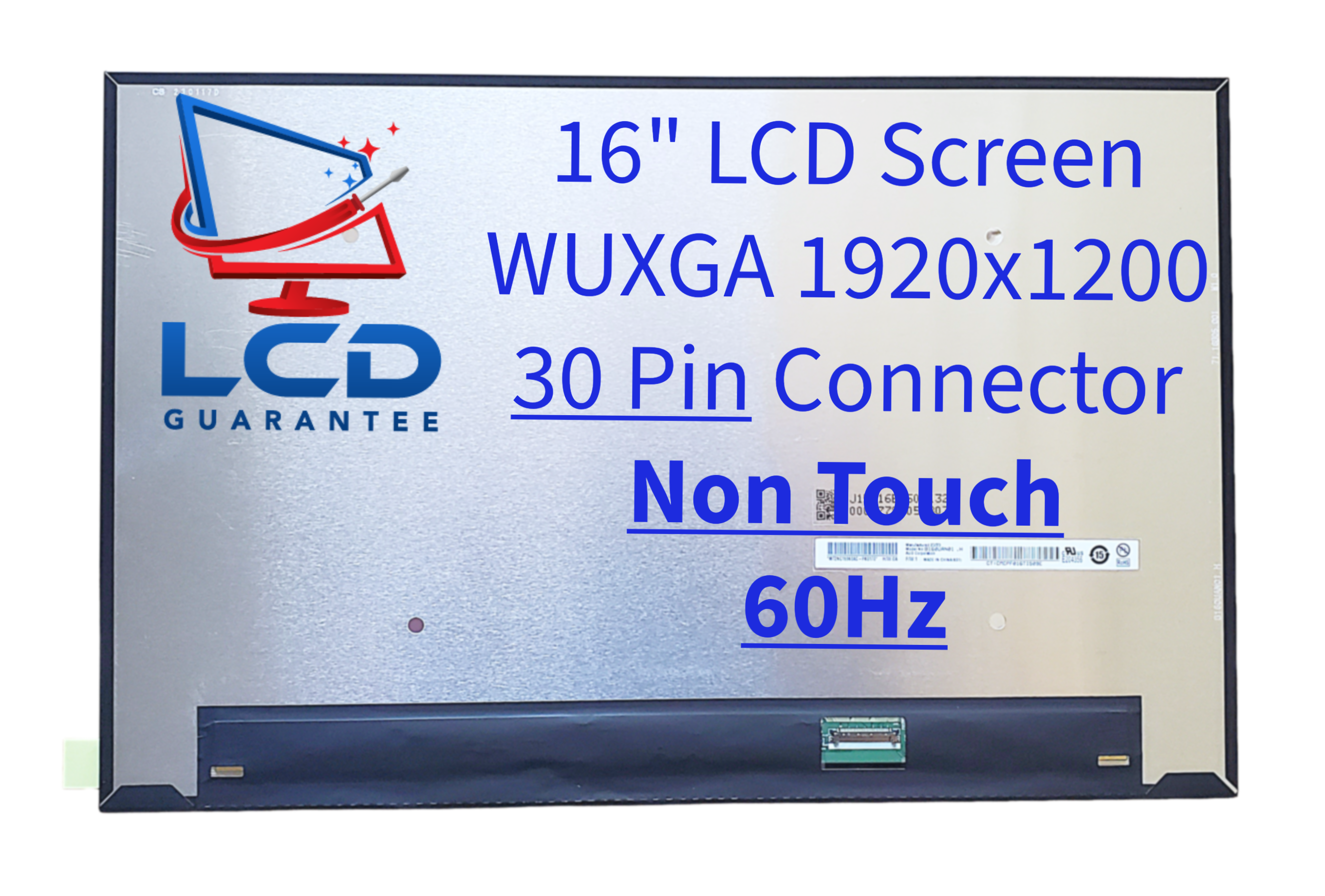 P36273-001 HP 16" WUXGA FHD+ Non-Touch Replacement LCD Laptop Screen Panel