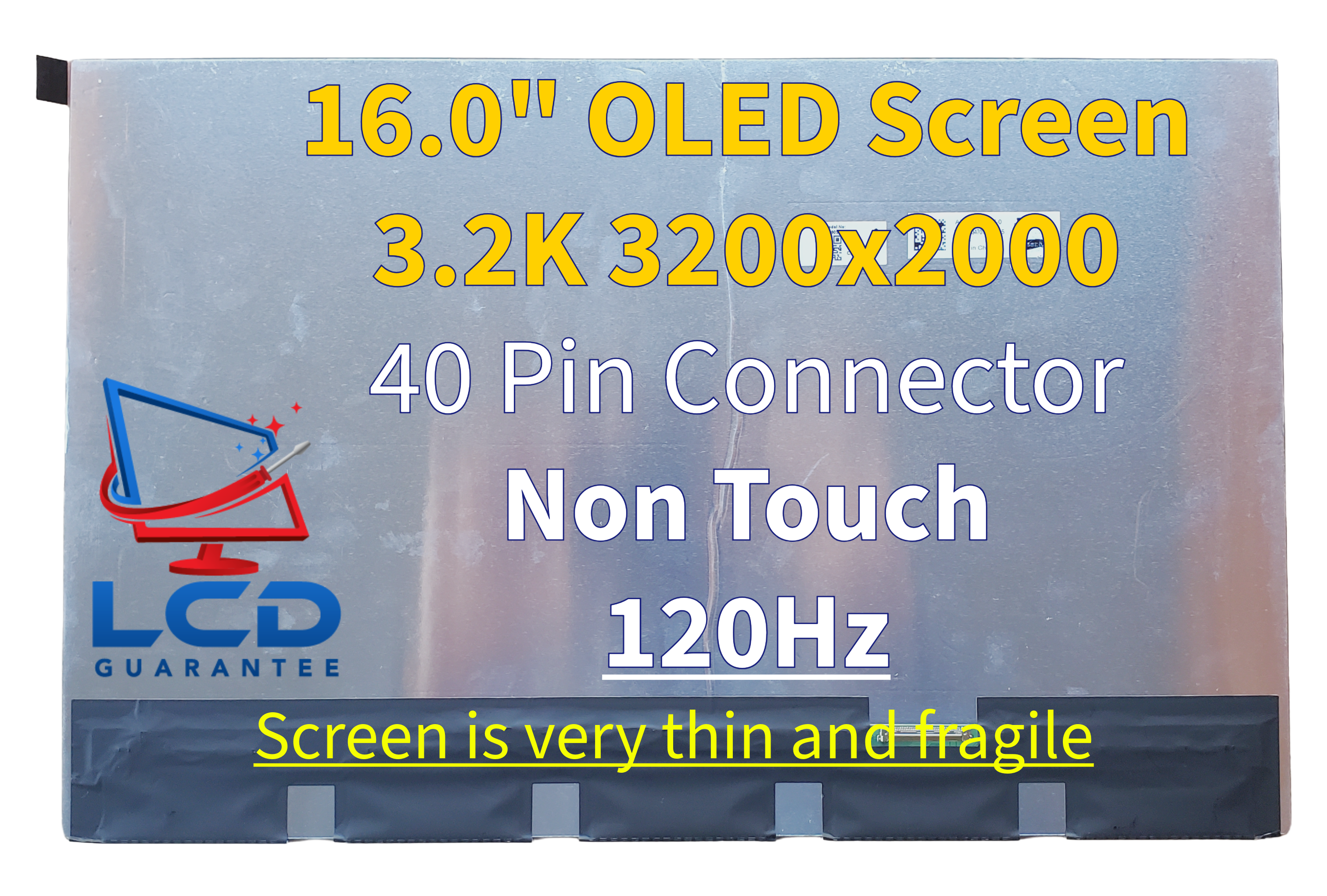 LG Gram Style 16Z90RS-G.AA54A3 16" Non-Touch Replacement OLED Laptop Screen main product image