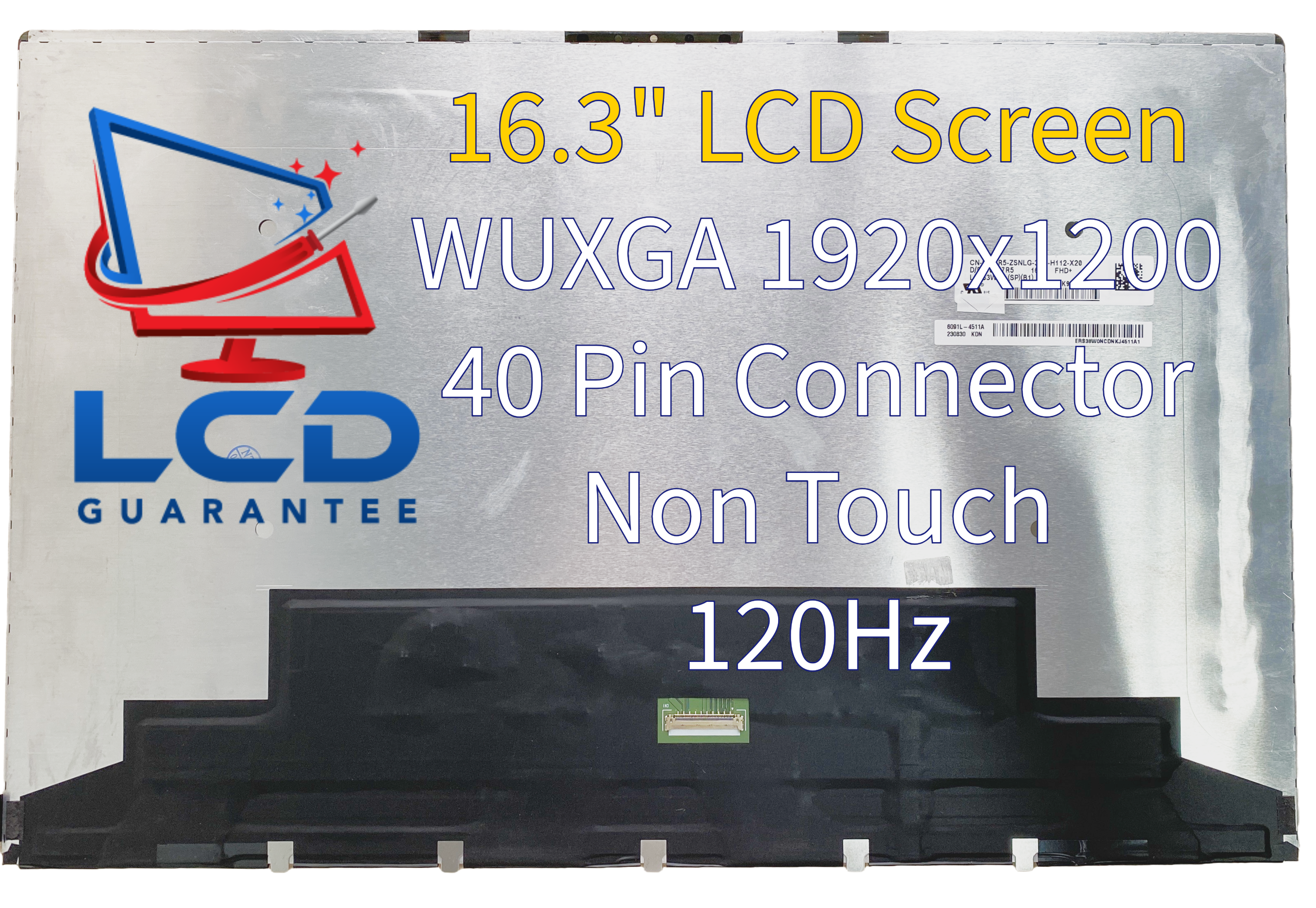 03MNK3 16.3" WUXGA 120Hz Non Touch LCD laptop screen