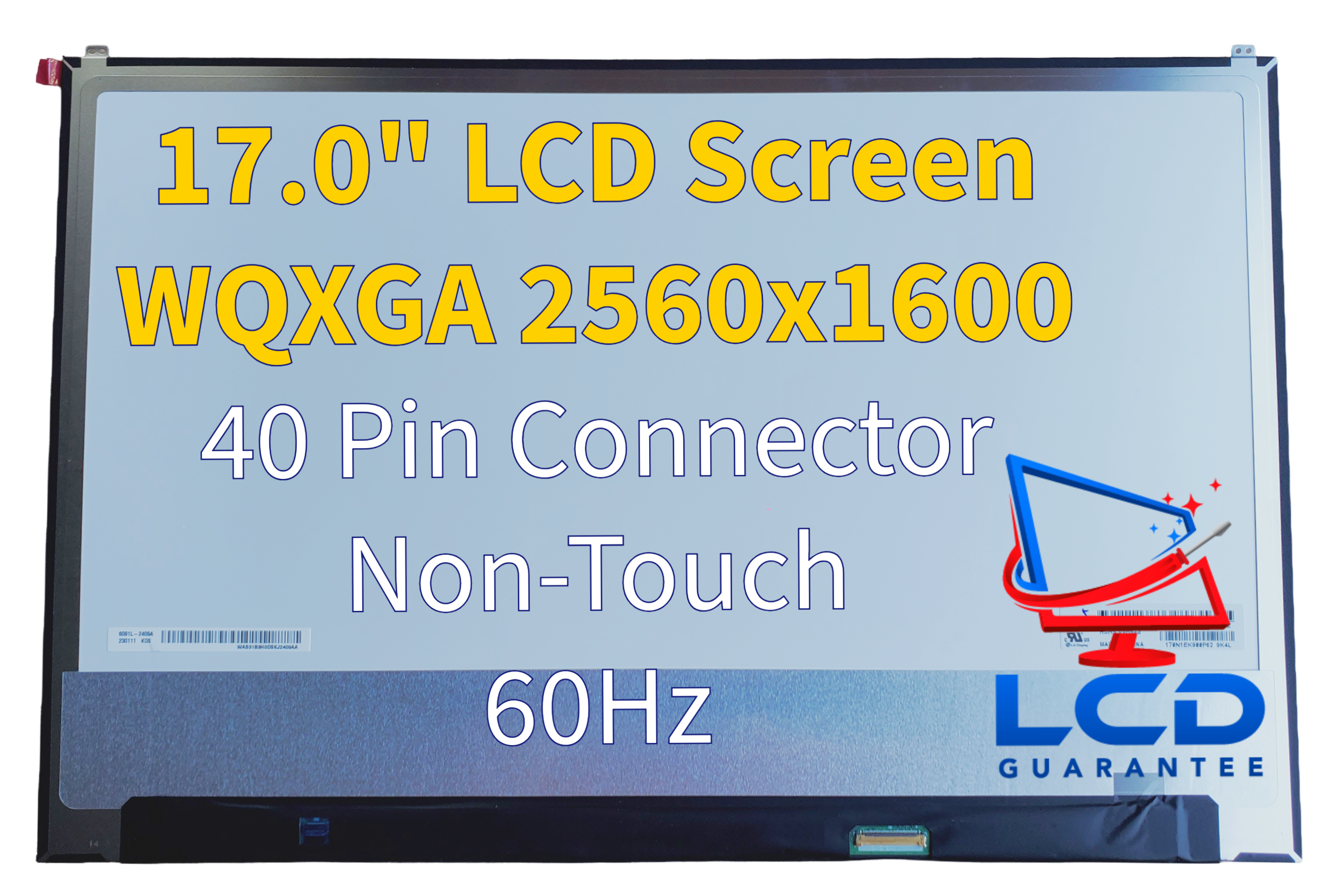LP170WQ1 SPF2 LP170WQ1-SPF2 LP170WQ1(SP)(F2) QHD 40 PIN IPS LCD Screen Display main product image
