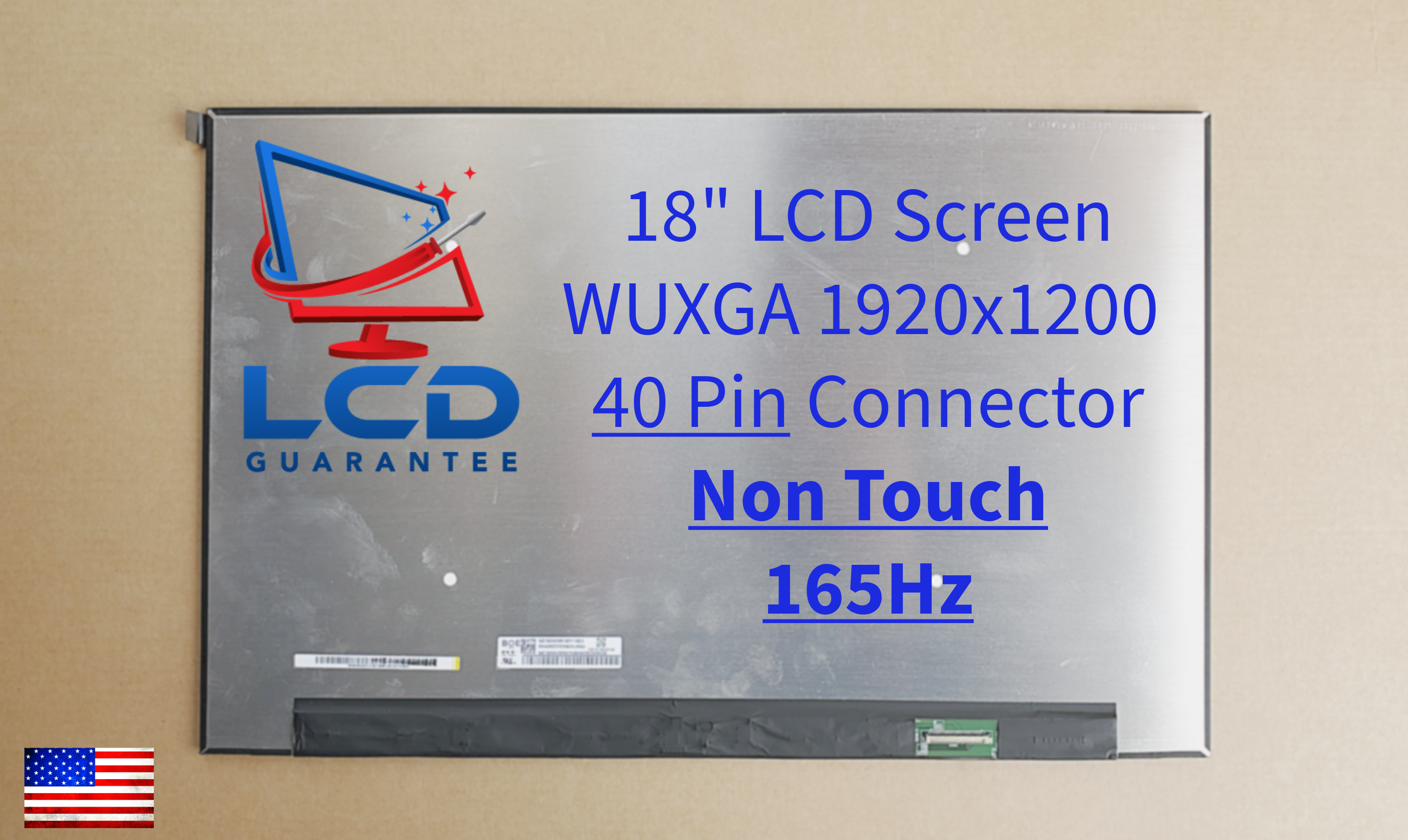 18010-18000100 Asus 18" WUXGA FHD+ 165Hz Non-Touch LCD Laptop Screen Panel