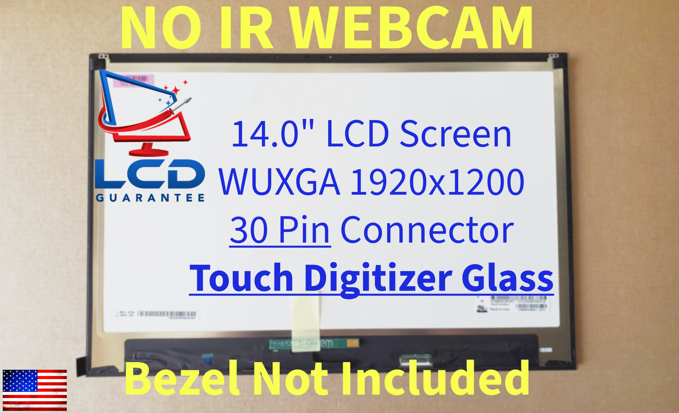 LG Gram 14T90N-R.AAS8U1 14" Touch Digitizer Glass Replacement LCD Laptop Screen