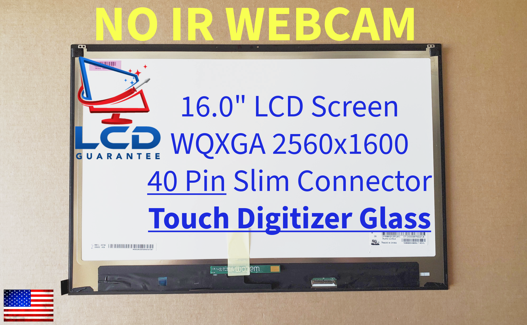 LG Gram 16T90P-K.AAG7U1 16" Touch Digitizer Glass Replacement LCD Laptop Screen