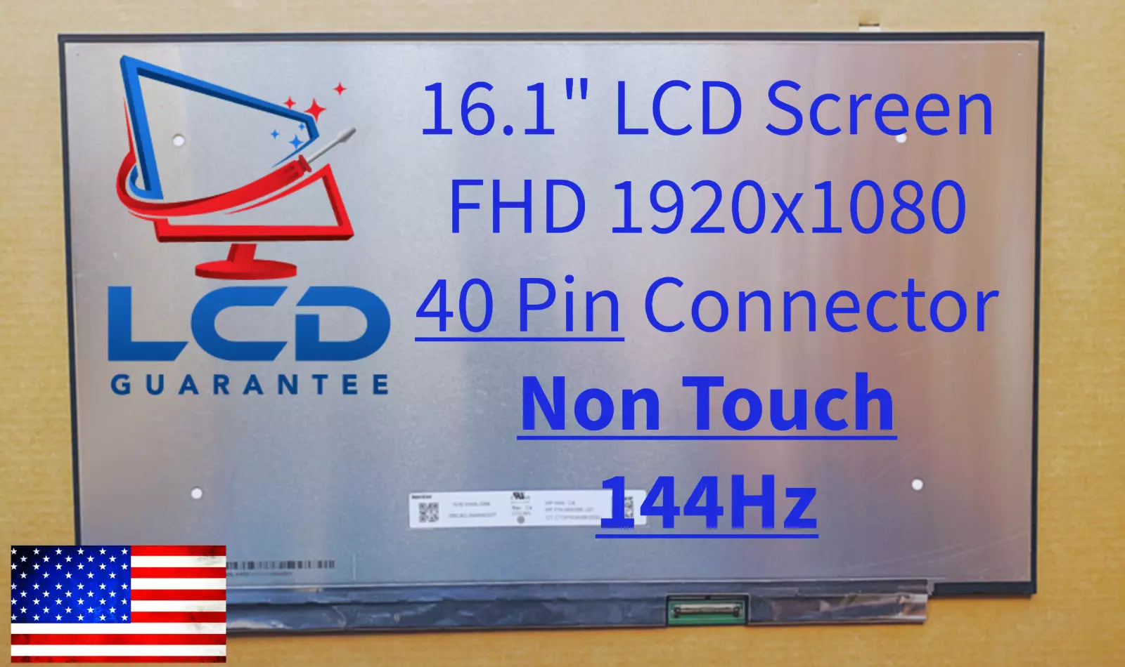 HP Victus 16-d0536la 16.1" 144Hz FHD Non-Touch LCD Screen Replacement