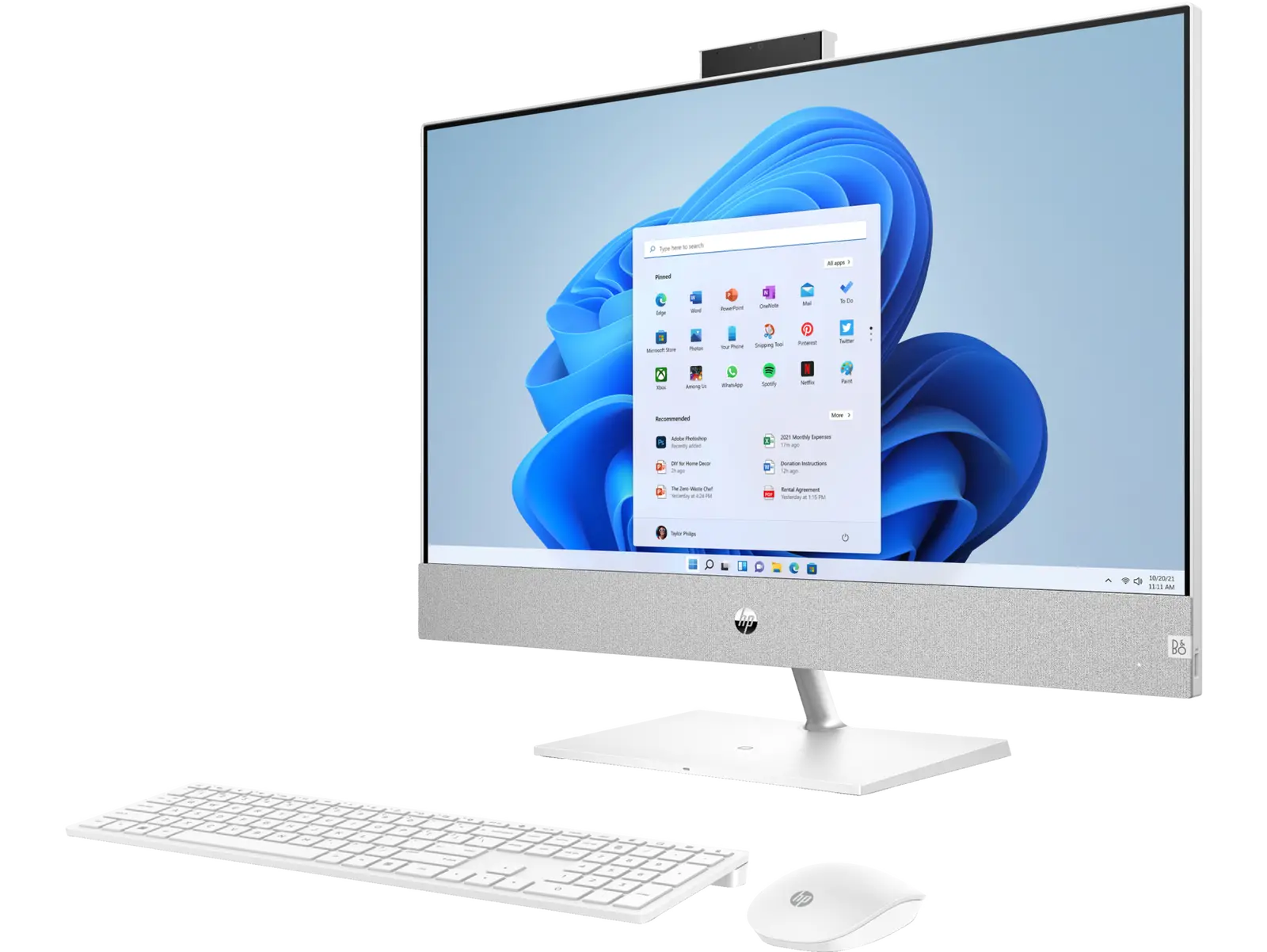 HP Pavilion 27 AIO 27-ca1 Ryzen 3 5425U AMD Radeon Graphics 8GB 512GB SSD Win 11