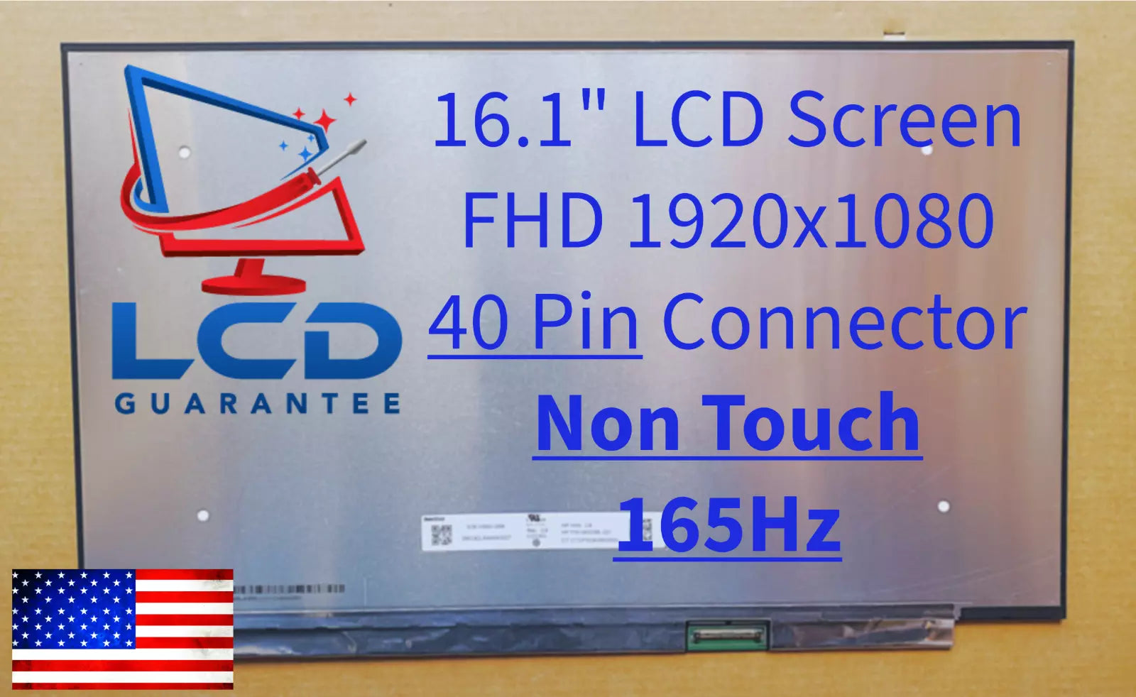 HP Omen 16-xf0000 Series 16.1" 165Hz FHD Non-Touch LCD Laptop Screen