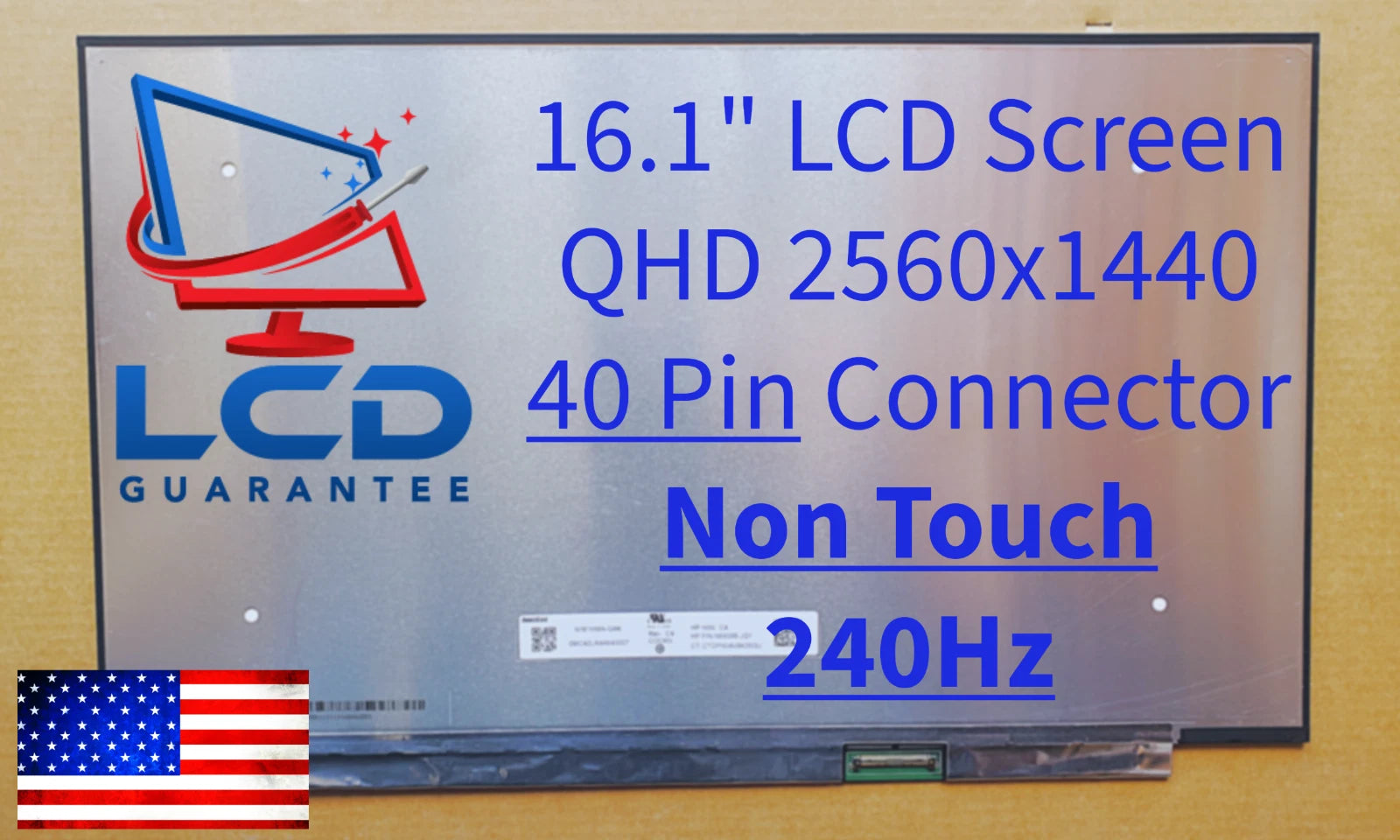 HP Omen 16-WF0028CA 16.1" QHD 240Hz Non-Touch LCD Laptop Screen