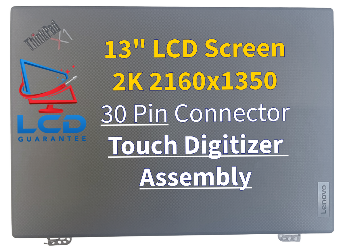 Lenovo 20UN005DUS 13.0" 2K 60Hz Touch Digitizer Full Screen Assembly