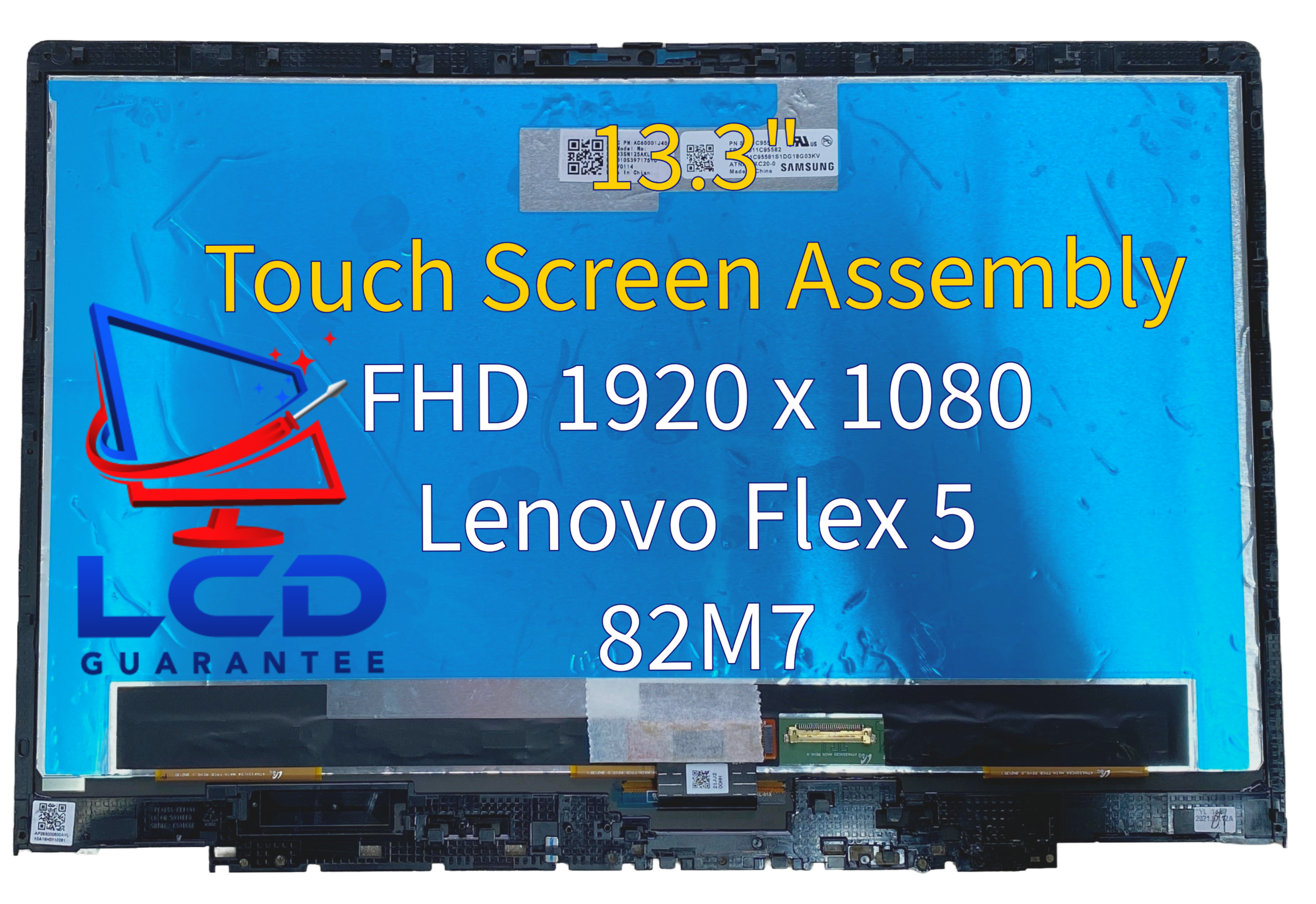 Lenovo IdeaPad Flex 5 Chromebook-13ITL6 82M7 Series 13.3" FHD 60Hz Touch Digitizer OLED eDP laptop screen