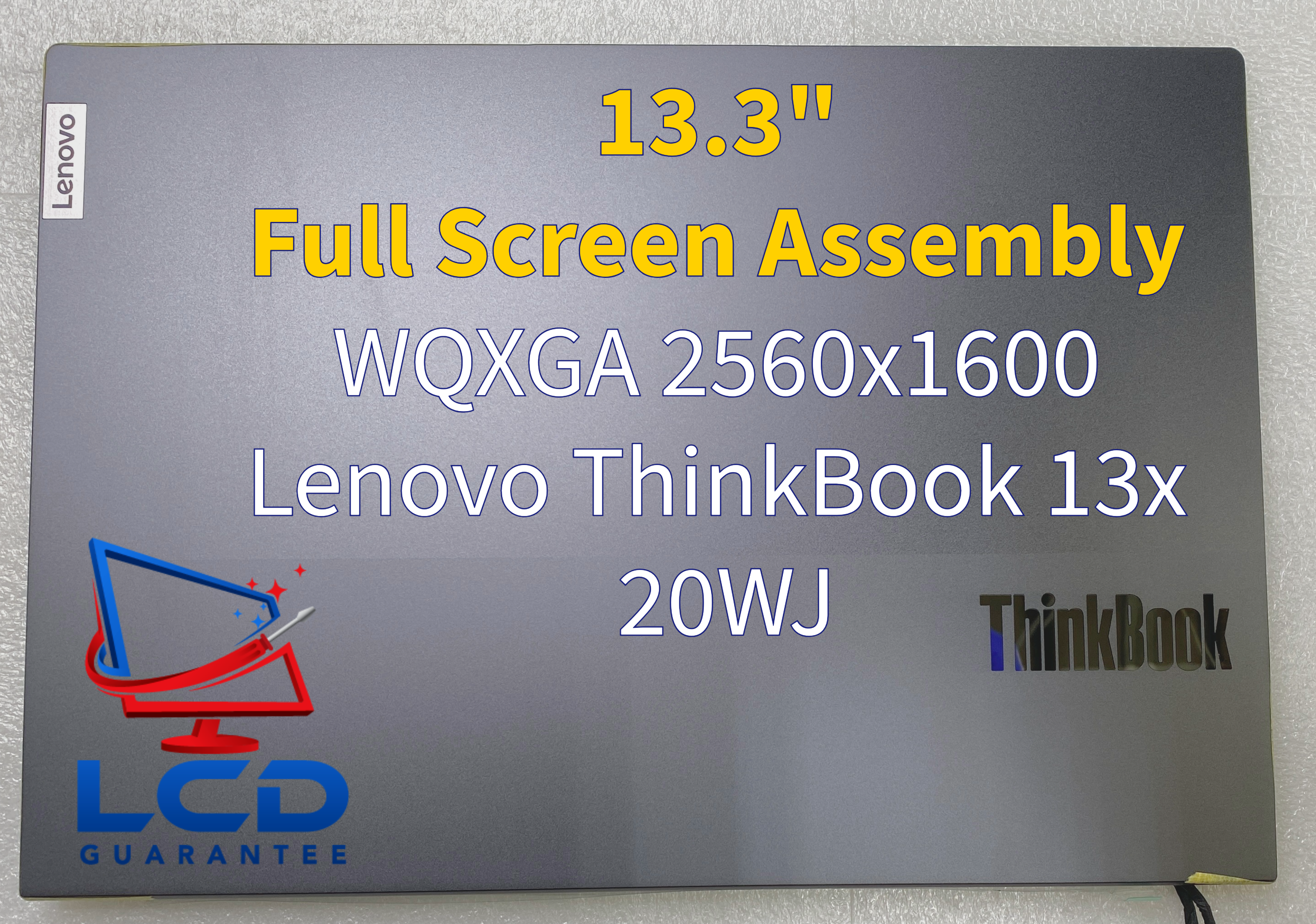 Lenovo ThinkBook 13x ITG 20WJ Series 13.3" WQXGA 60Hz Non Touch LCD 1 inch, 40 pins Connector laptop screen assembly