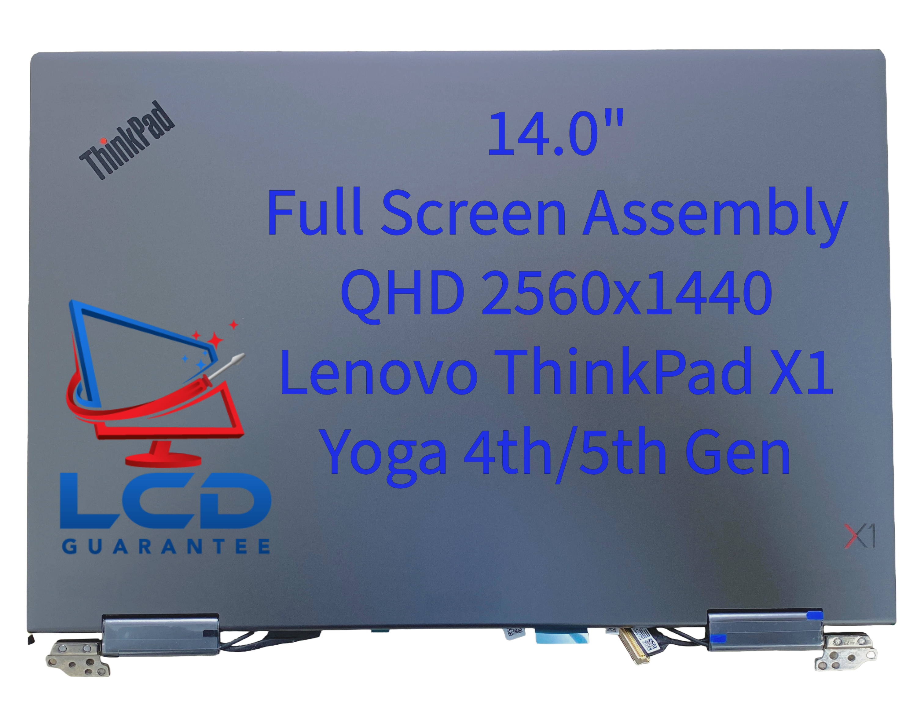 Lenovo 20SA000GUS 14" QHD 60Hz Touch Digitizer LCD 1 inch, 40 pins Connector laptop screen assembly