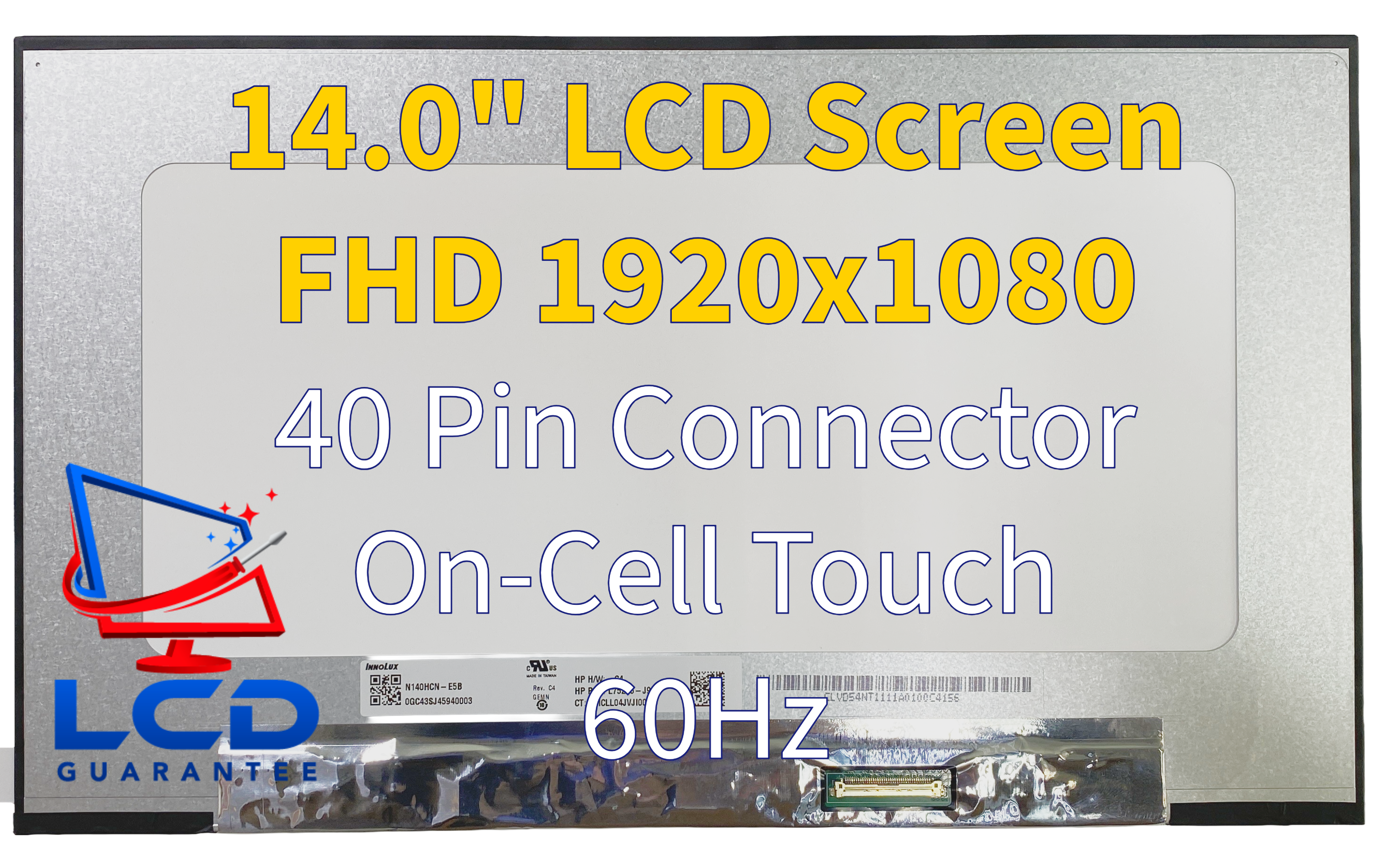 Innolux N140HCN-E5B Rev C4 14" FHD LCD Screen