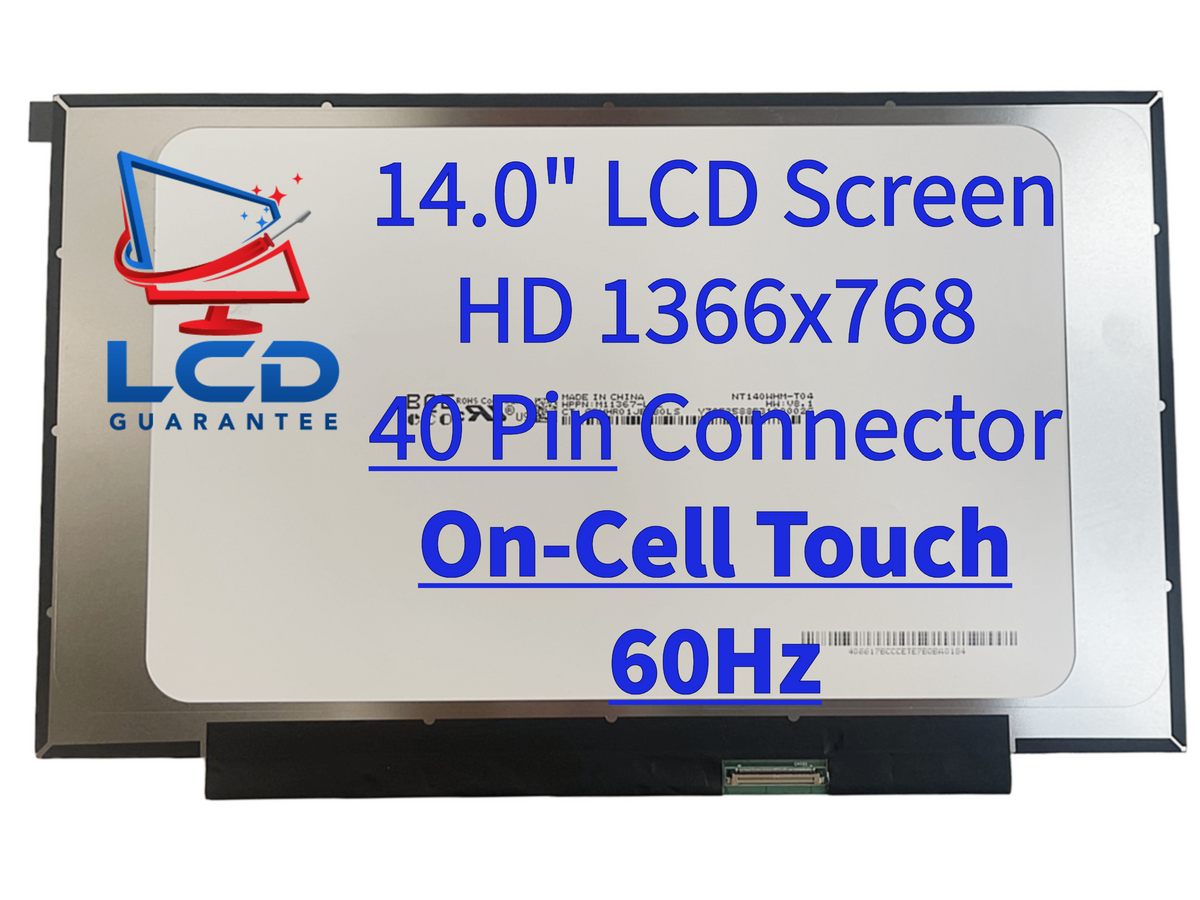BOE NT140WHM-T04 V8.1 14 HD 60Hz On-Cell Touch laptop screen