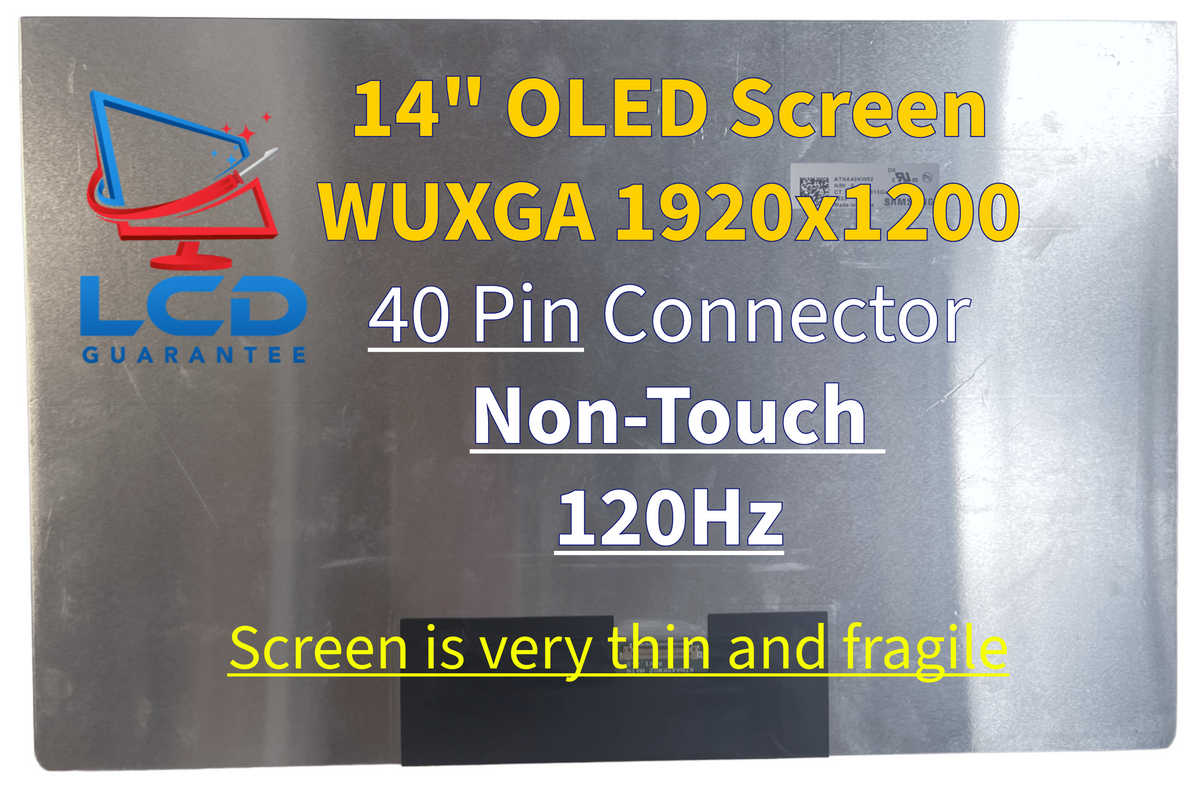 HP OmniBook 5 NGAI 14-HE0XXX Series 14" WUXGA 120Hz Non Touch OLED 40-pin eDP laptop screen
