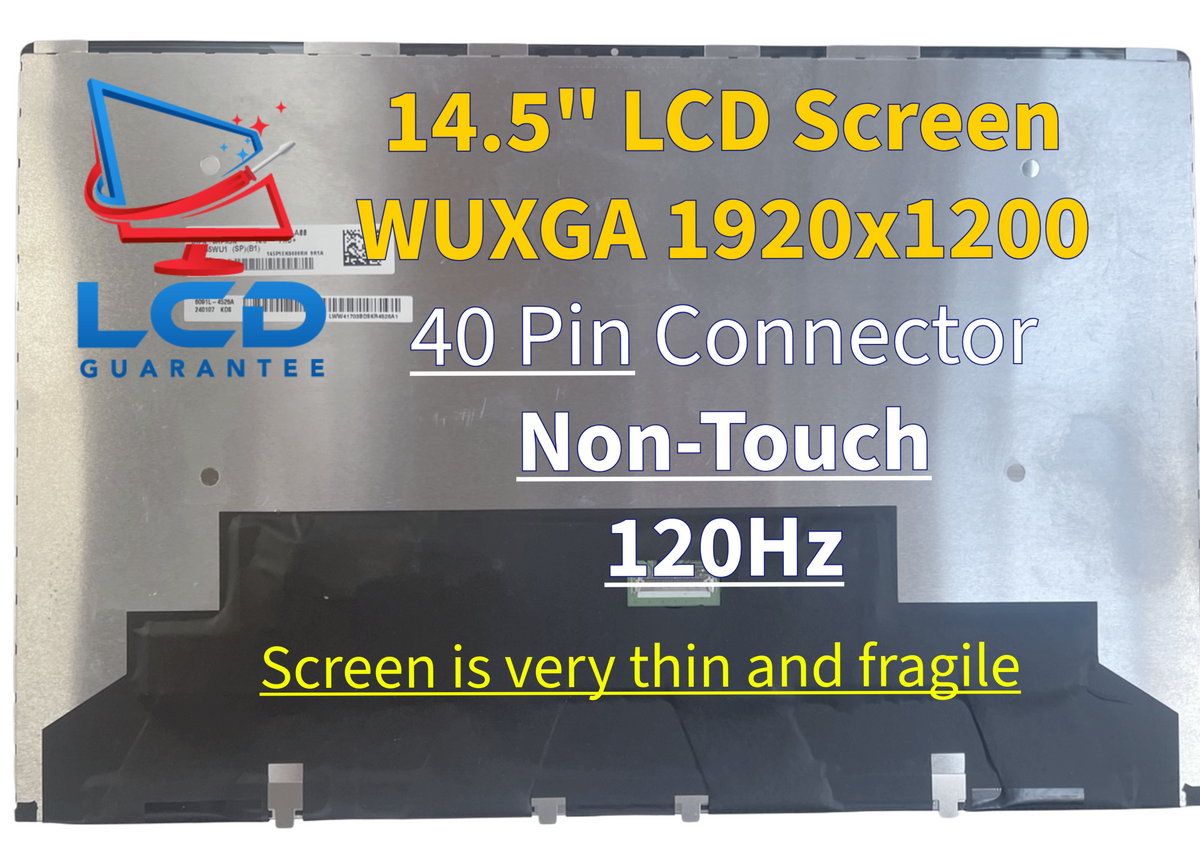 Dell 09F6YV 14.5" WUXGA 120Hz Non-Touch IPS LCD panel only
