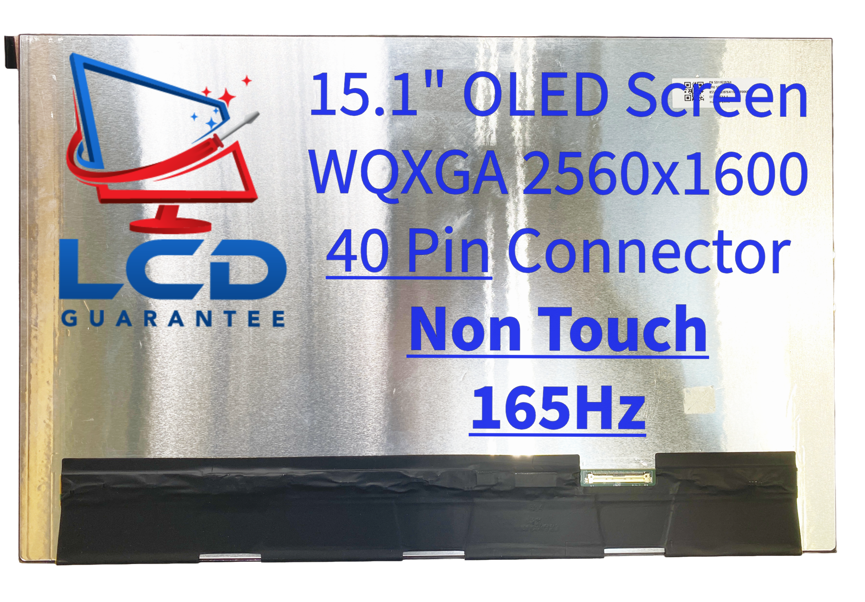 Lenovo Legion 5 15AHP10 83M0002SCC 15.1" WQXGA 165Hz Non Touch OLED 1 inch, 40 pins Connector laptop screen