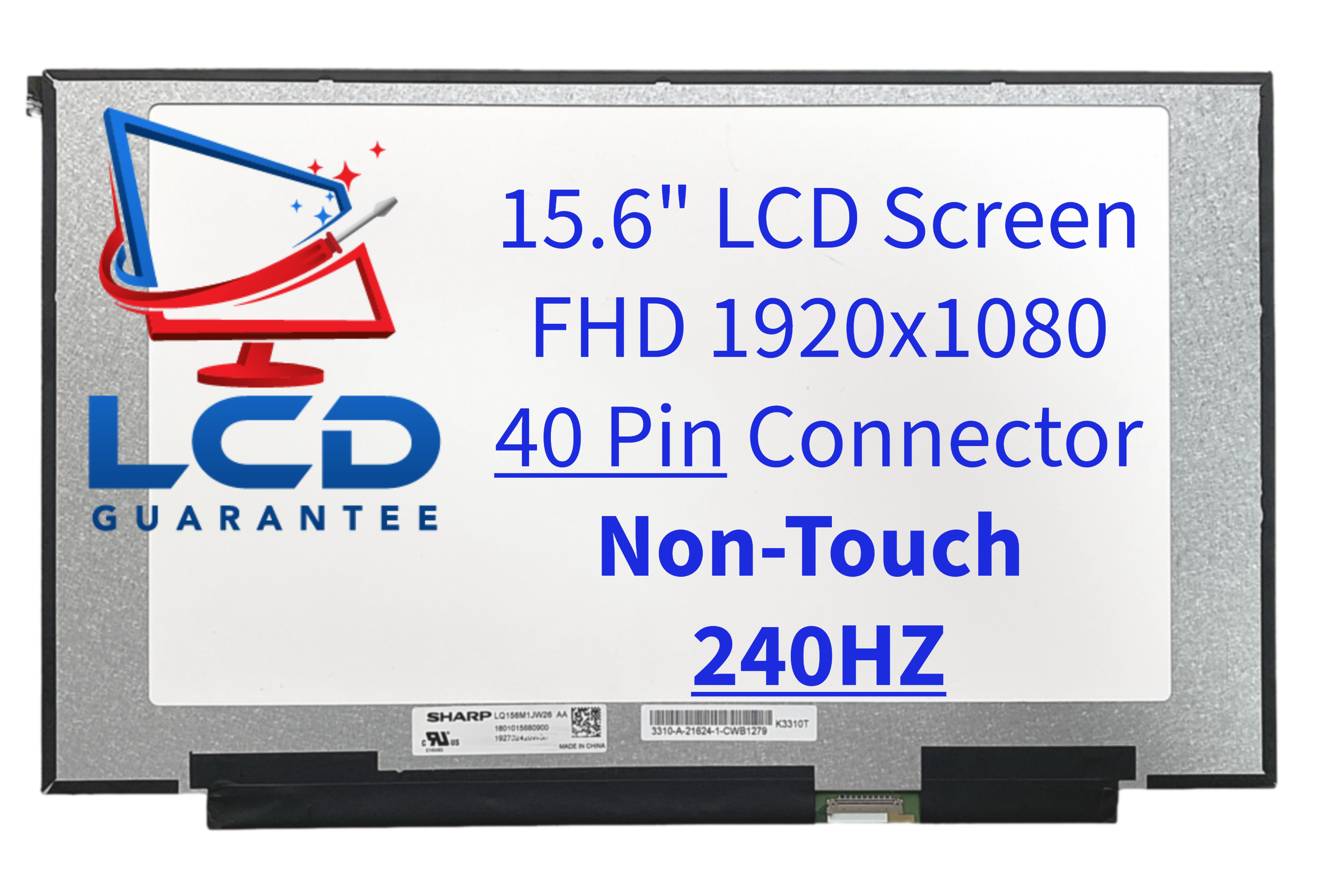 LG LP156WFG-SPX1 15.6" FHD 240Hz Non Touch LCD laptop screen