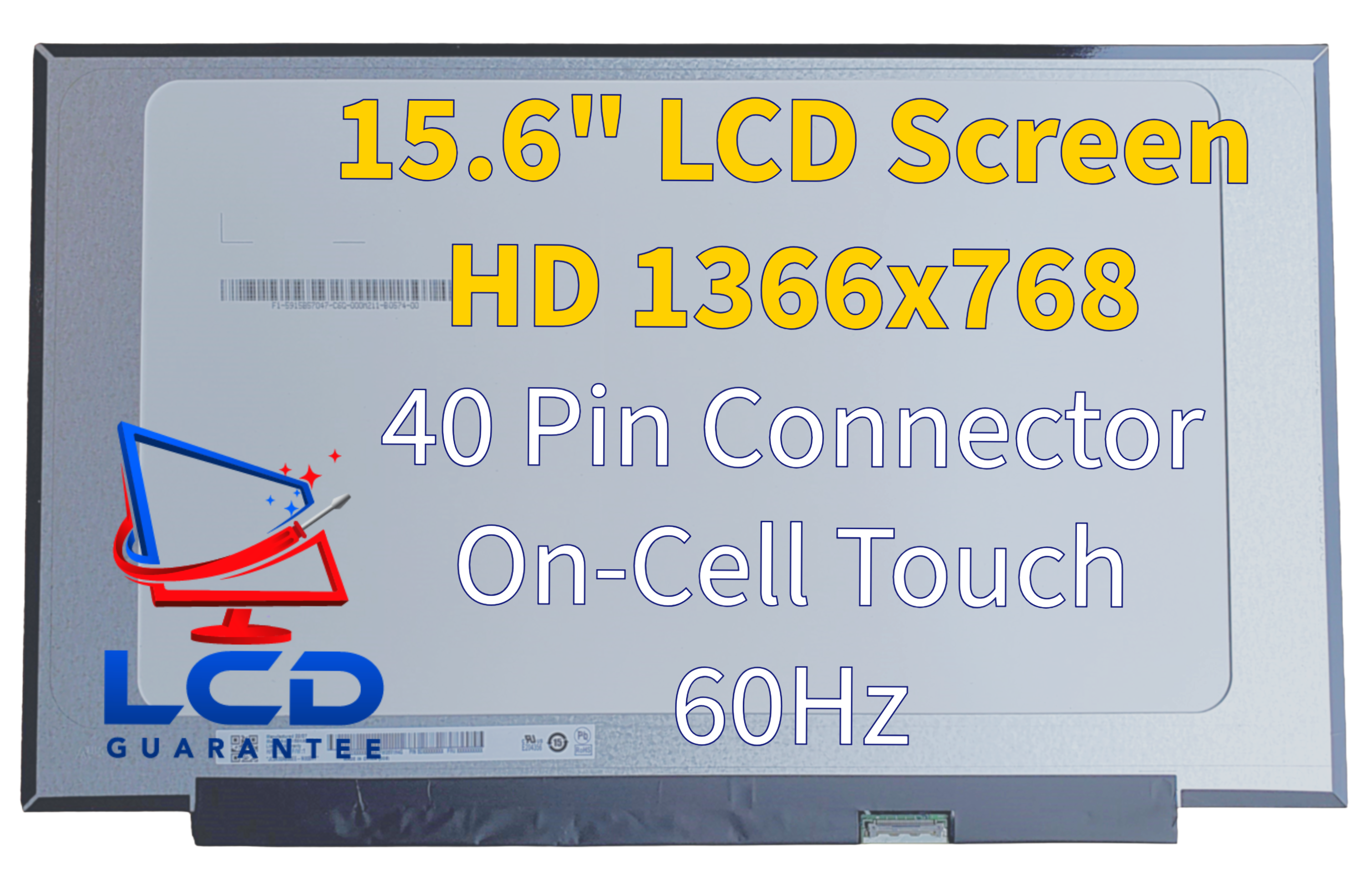 Lenovo IdeaPad L340-15IWL Series 15.6" HD On-Cell Touch LCD Laptop Screen main product image