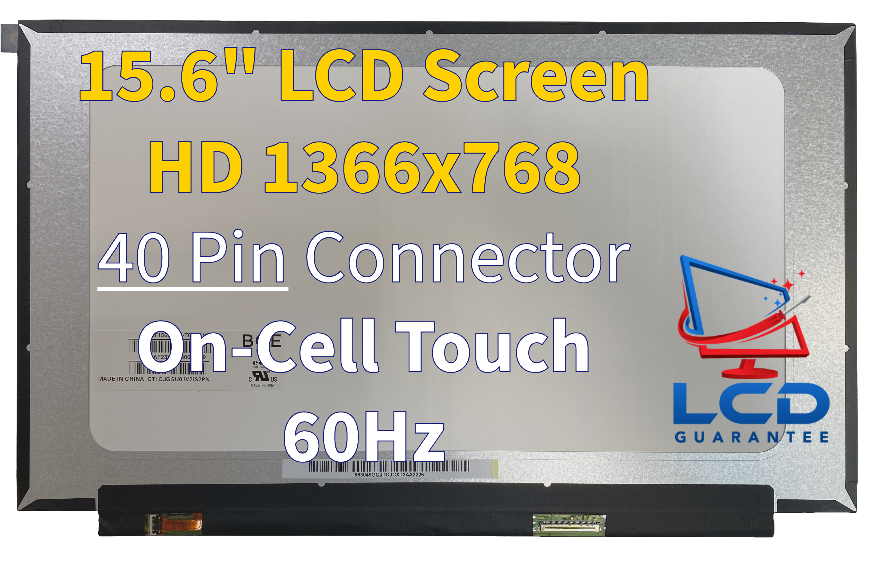 HP 15-DY0010DS Replacement Laptop 15.6" Touch LCD Screen Assembly On-Cell Touch main product image