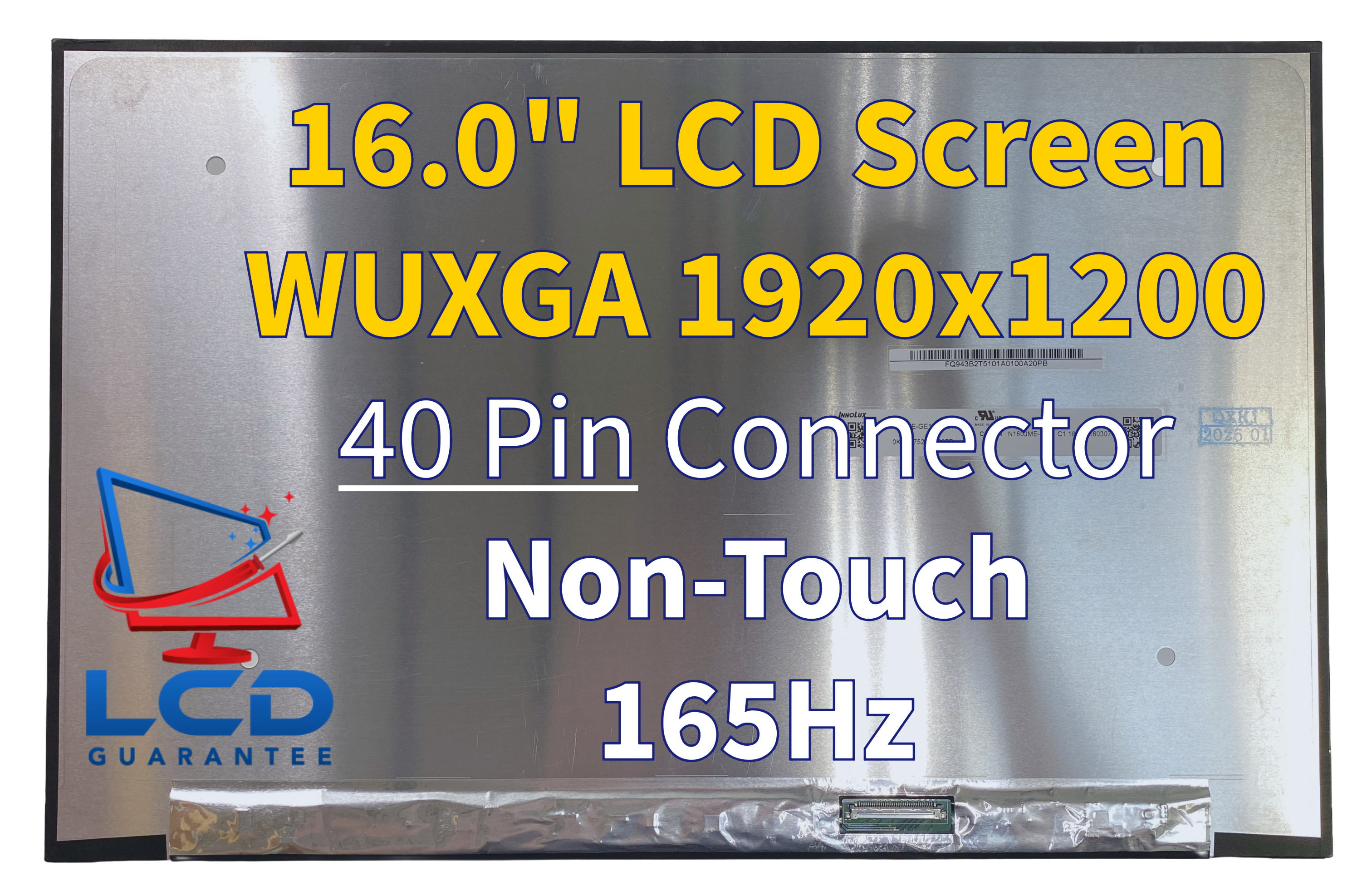 MSI Creator M16 HX C14VEG 16" WUXGA Non Touch  LCD Laptop Screen