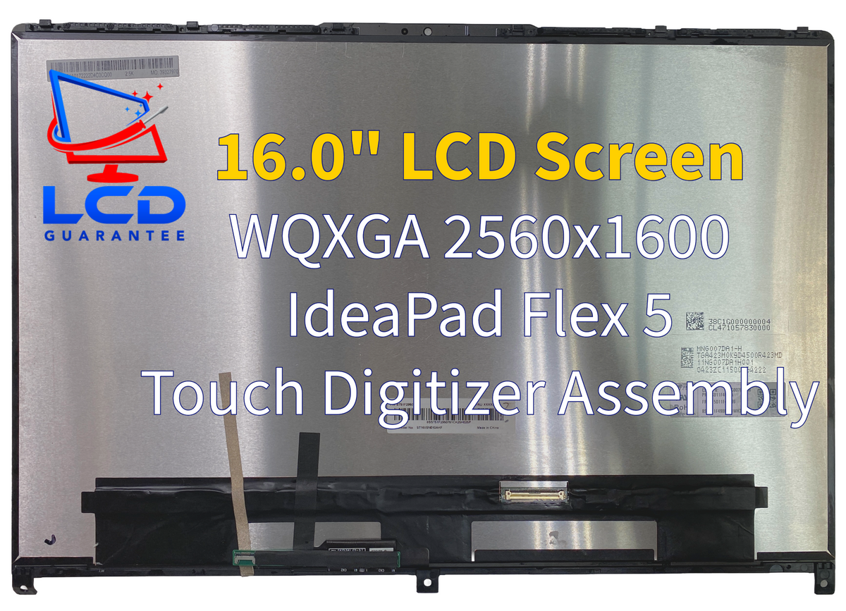 Lenovo 5D10S39796 16" WQXGA 60Hz Touch Digitizer IPS LCD 40-pin laptop screen
