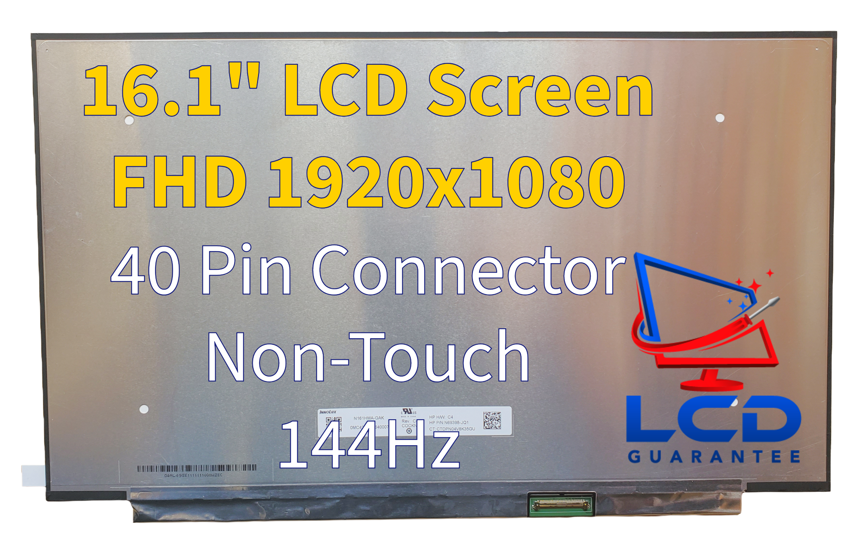 HP Pavilion 16-A0003TX 16.1" 144Hz FHD Non-Touch LCD Screen Replacement