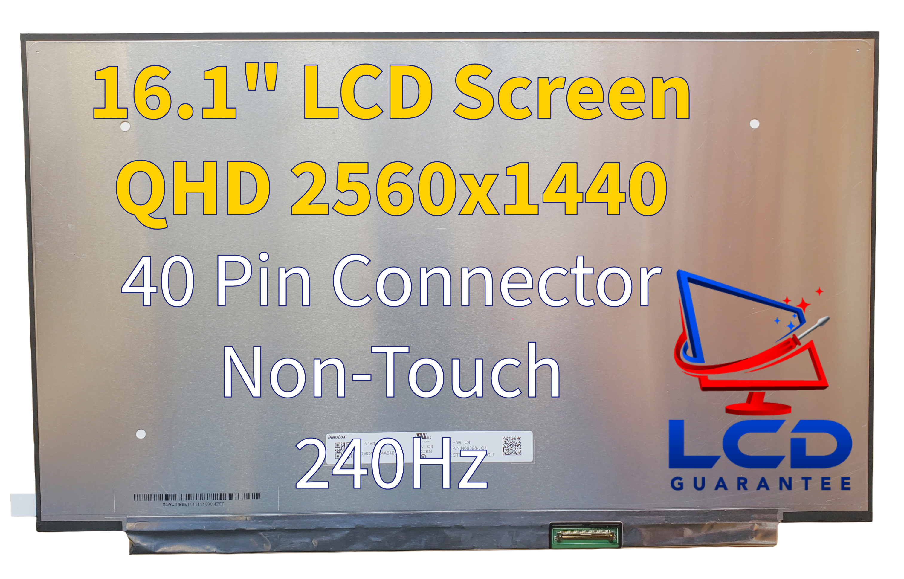 HP Omen 16Z-XD000 Series 16.1" QHD 240Hz Non-Touch LCD Laptop Screen main product image