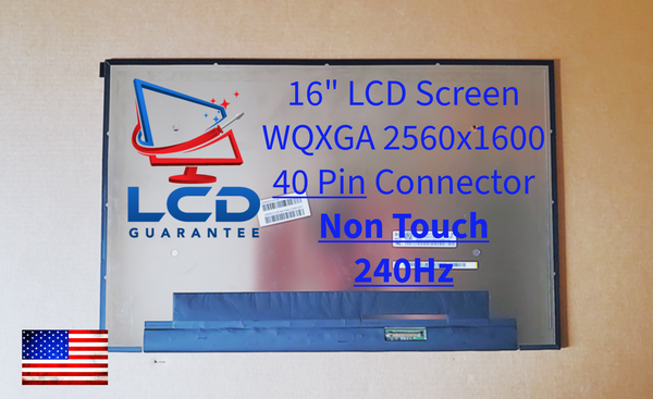 5D11L55831 Lenovo 16" WQXGA 240Hz Non-Touch Replacement LCD Laptop Screen Panel