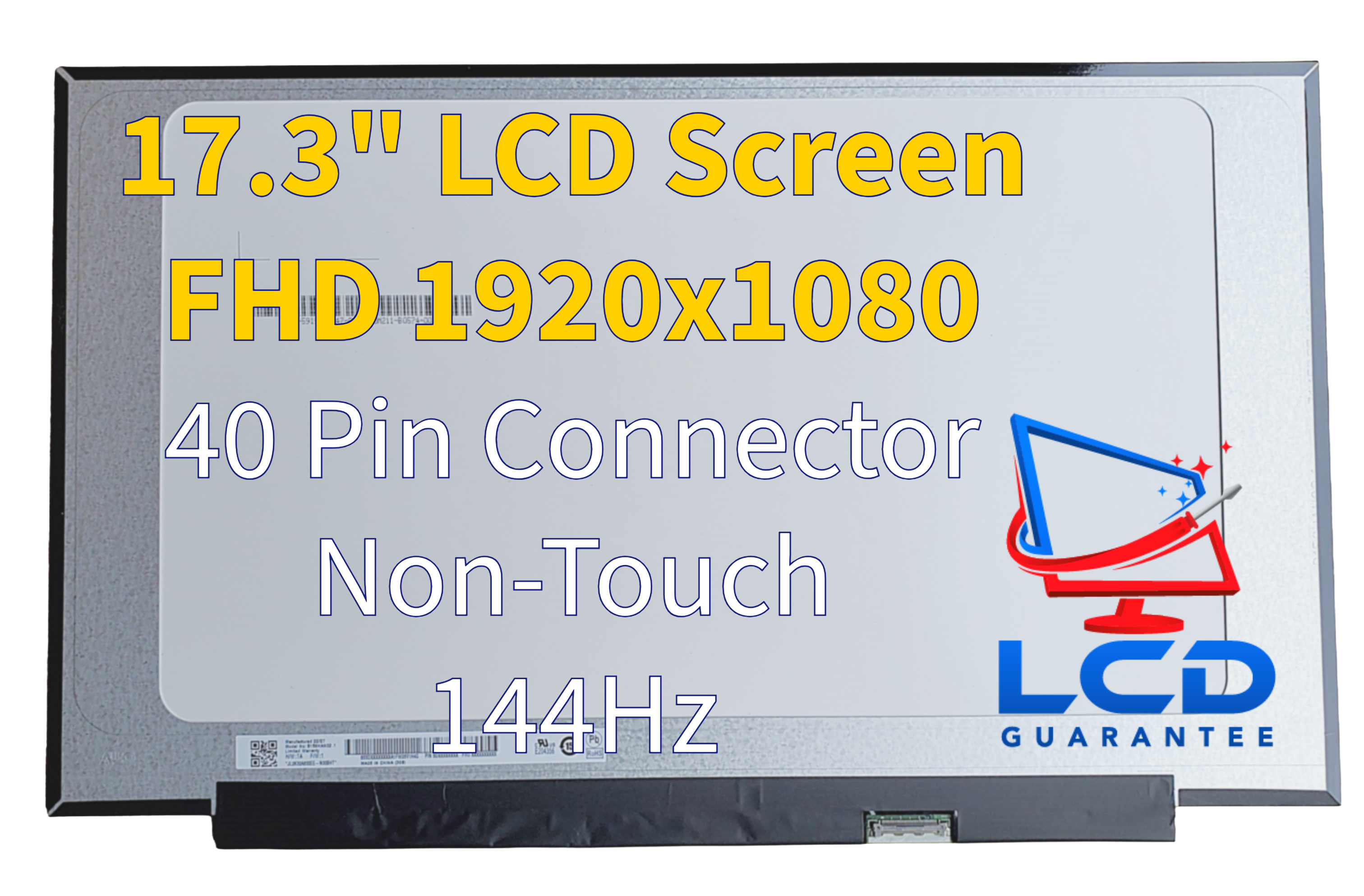Lenovo Legion Y540-17IRH 81Q4 FHD 144Hz 17.3" Non-Touch  LCD Laptop Screen