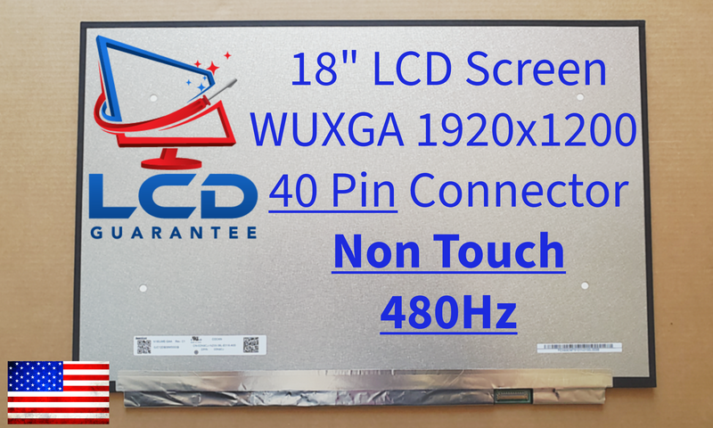 Dell Alienware ‎P51E 18" 480Hz WUXGA Non-Touch LCD Laptop Screen