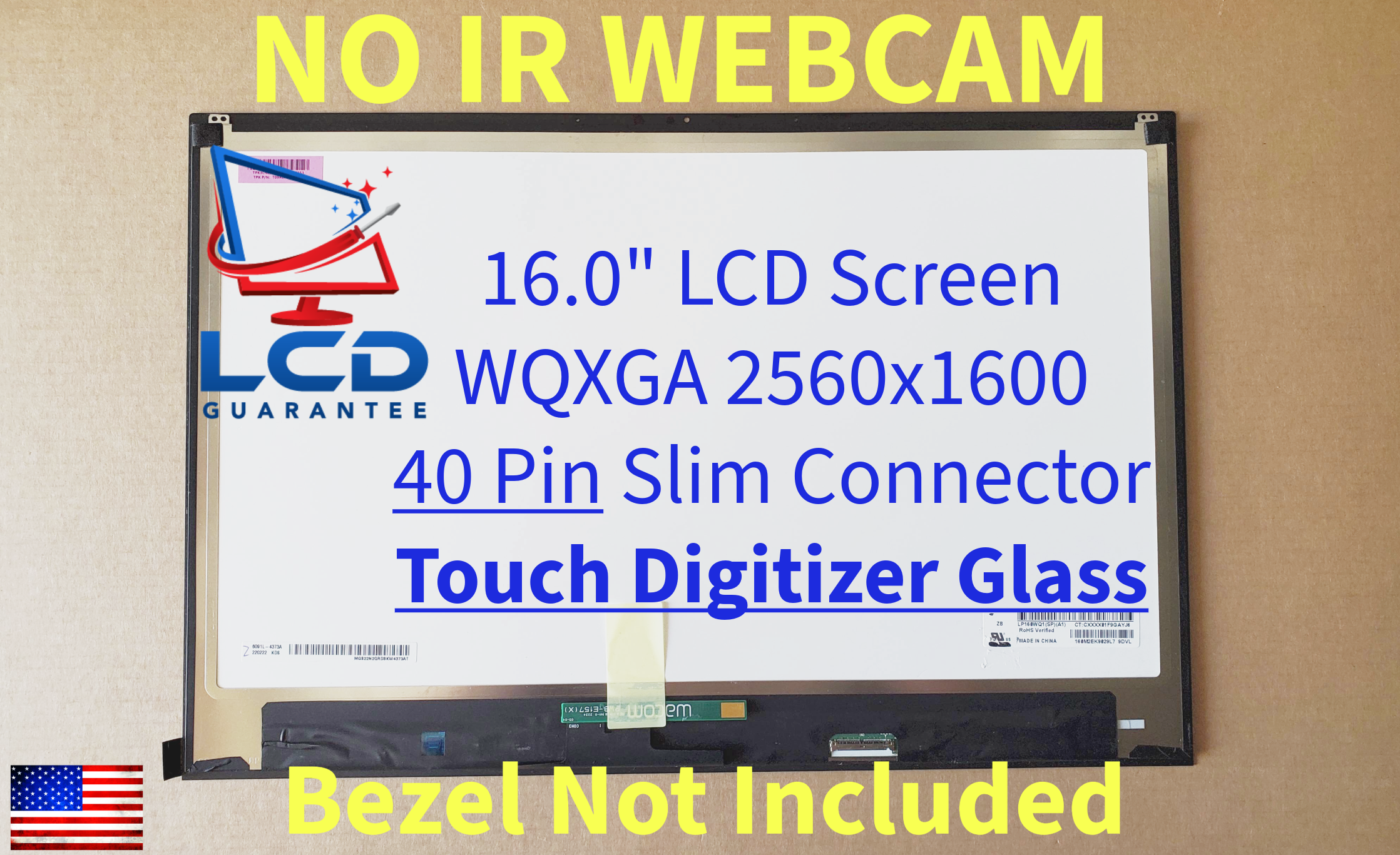 LG Gram 16T90P-K.AAB8U1 16" Touch Digitizer Glass Replacement LCD Laptop Screen