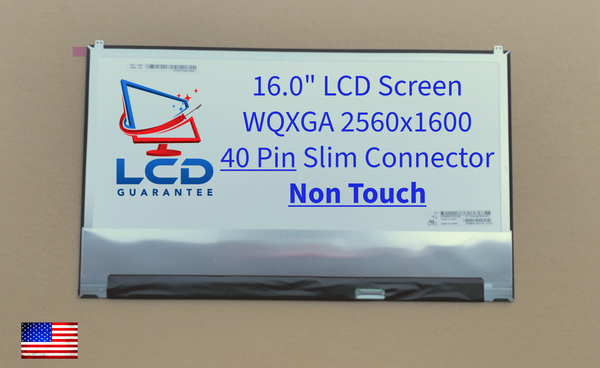 LG Gram 16Z90R-K.AAB7U1 16" Non-Touch IPS WQXGA Replacement LCD Screen Panel