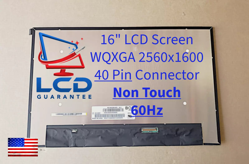 Lenovo 5D11E21573 16" WQXGA Non-Touch LCD Laptop Screen